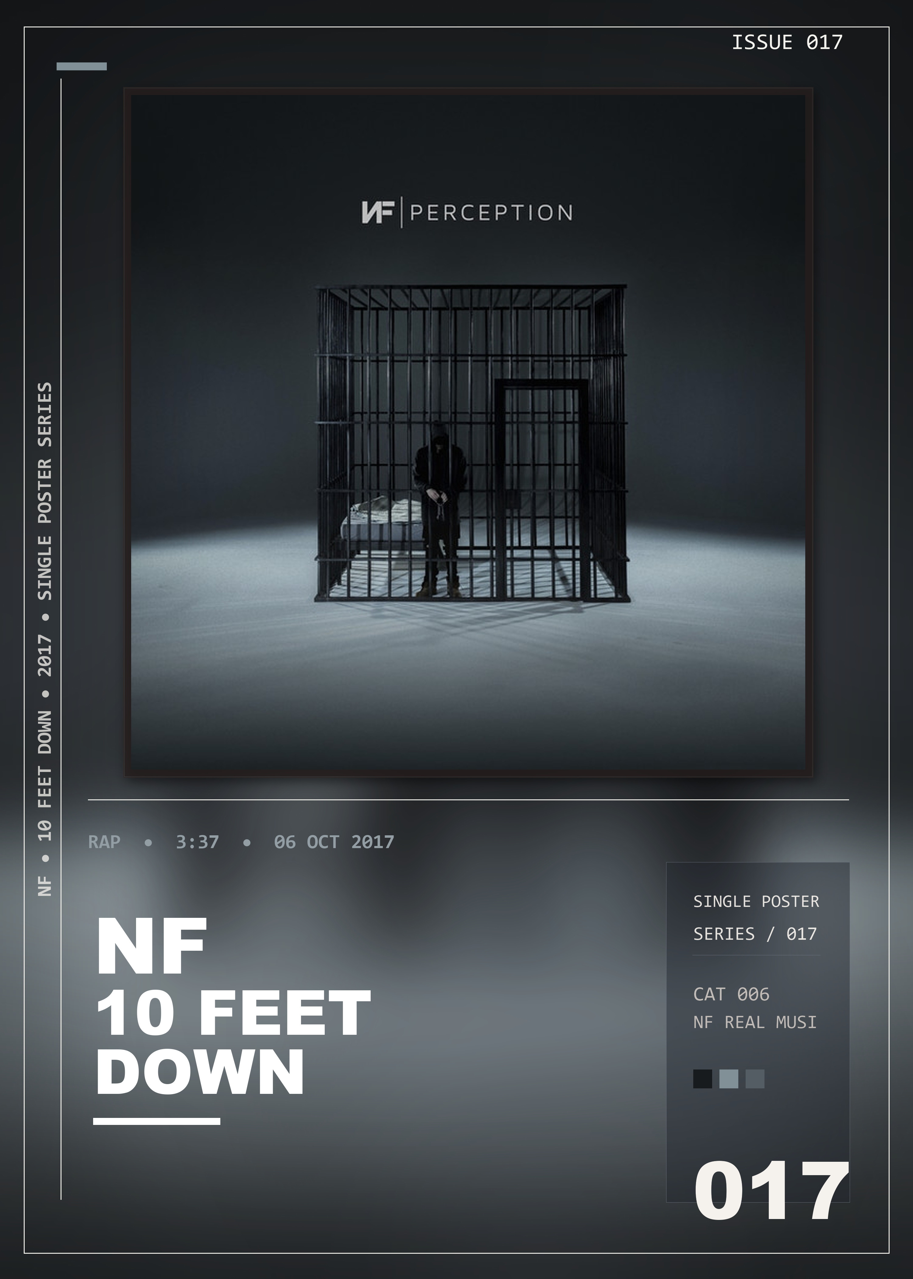 Music poster: NF - 10 Feet Down