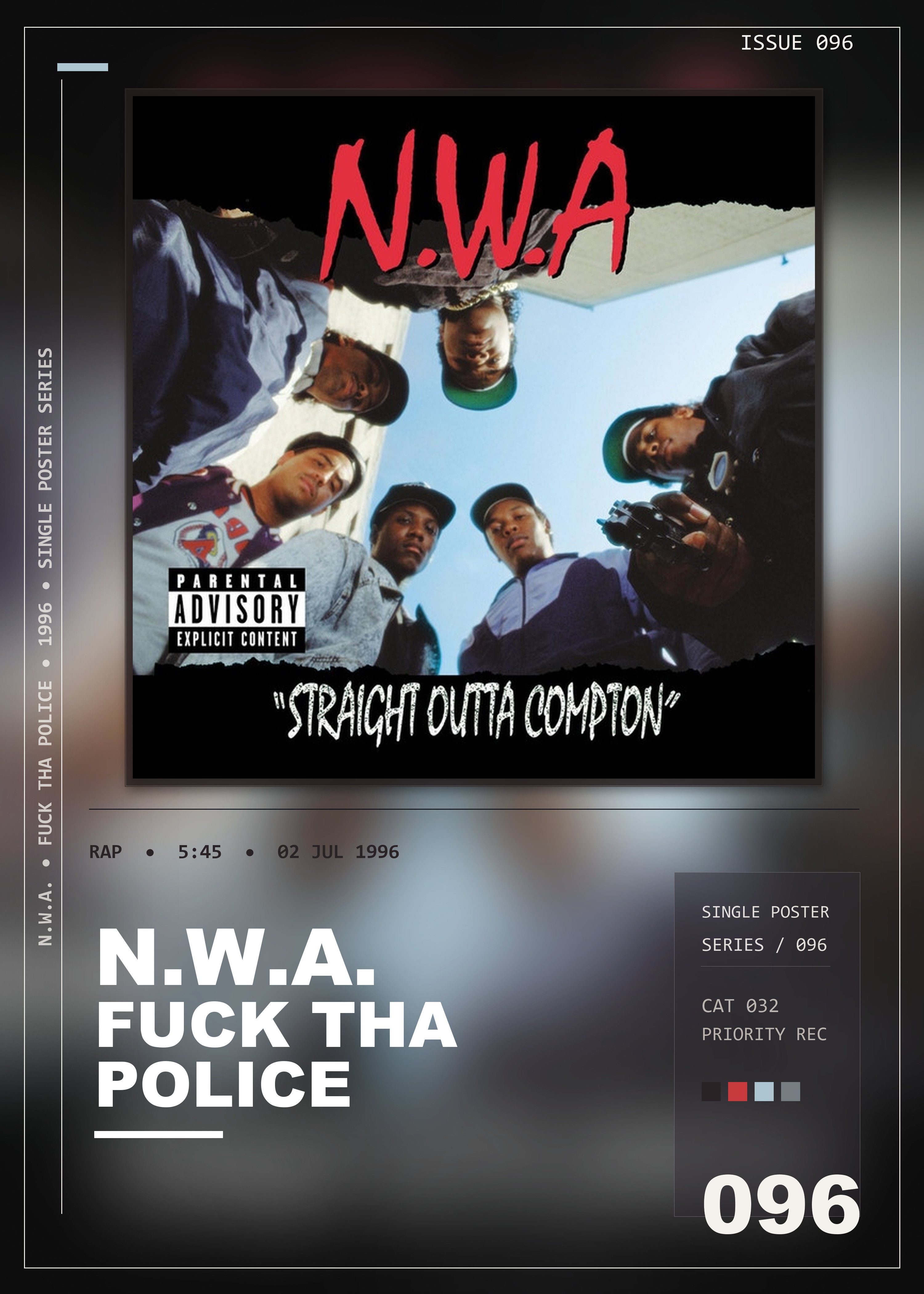 Music poster: NWA - Fuck Tha Police