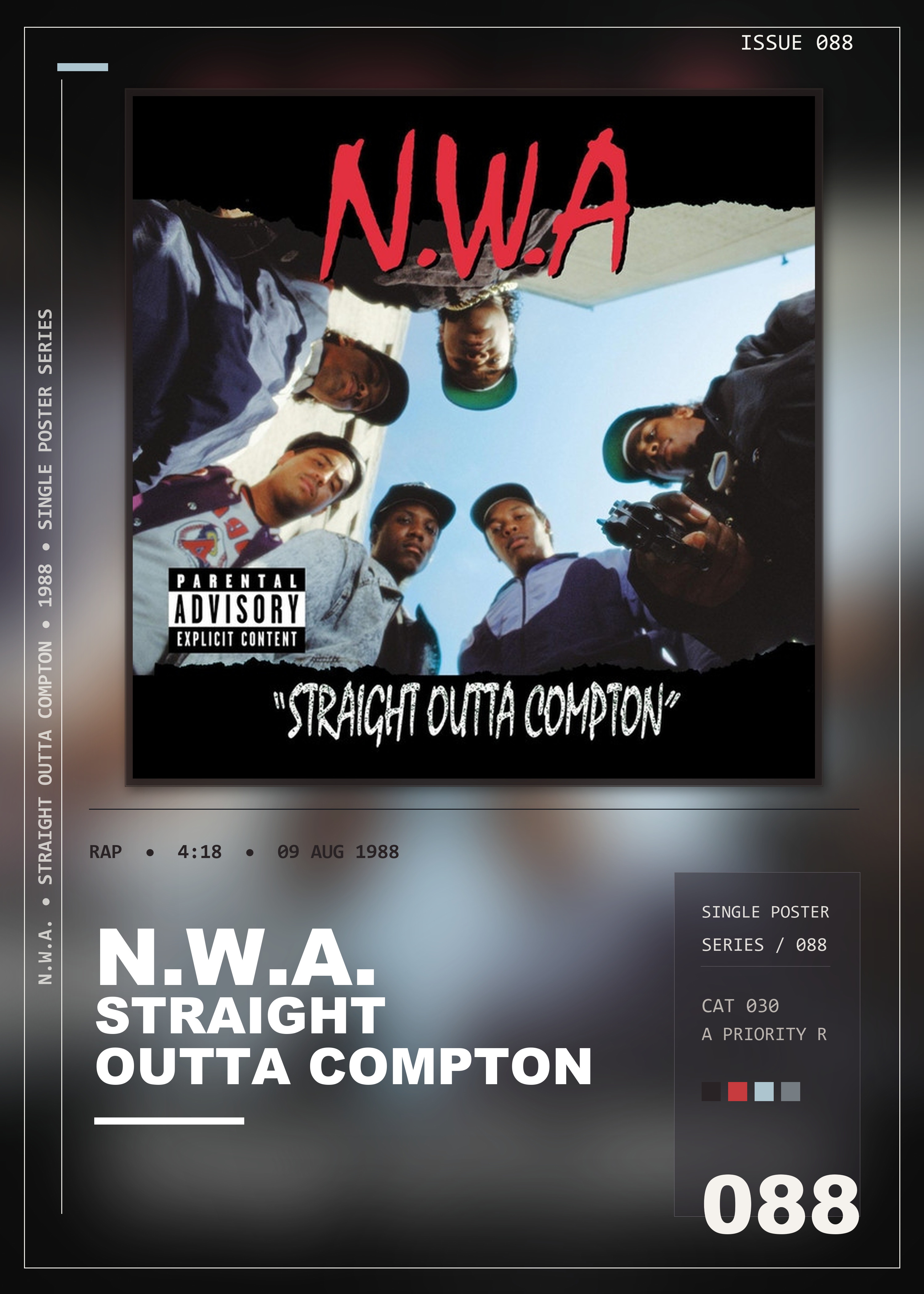 Music poster: NWA - Straight Outta Compton