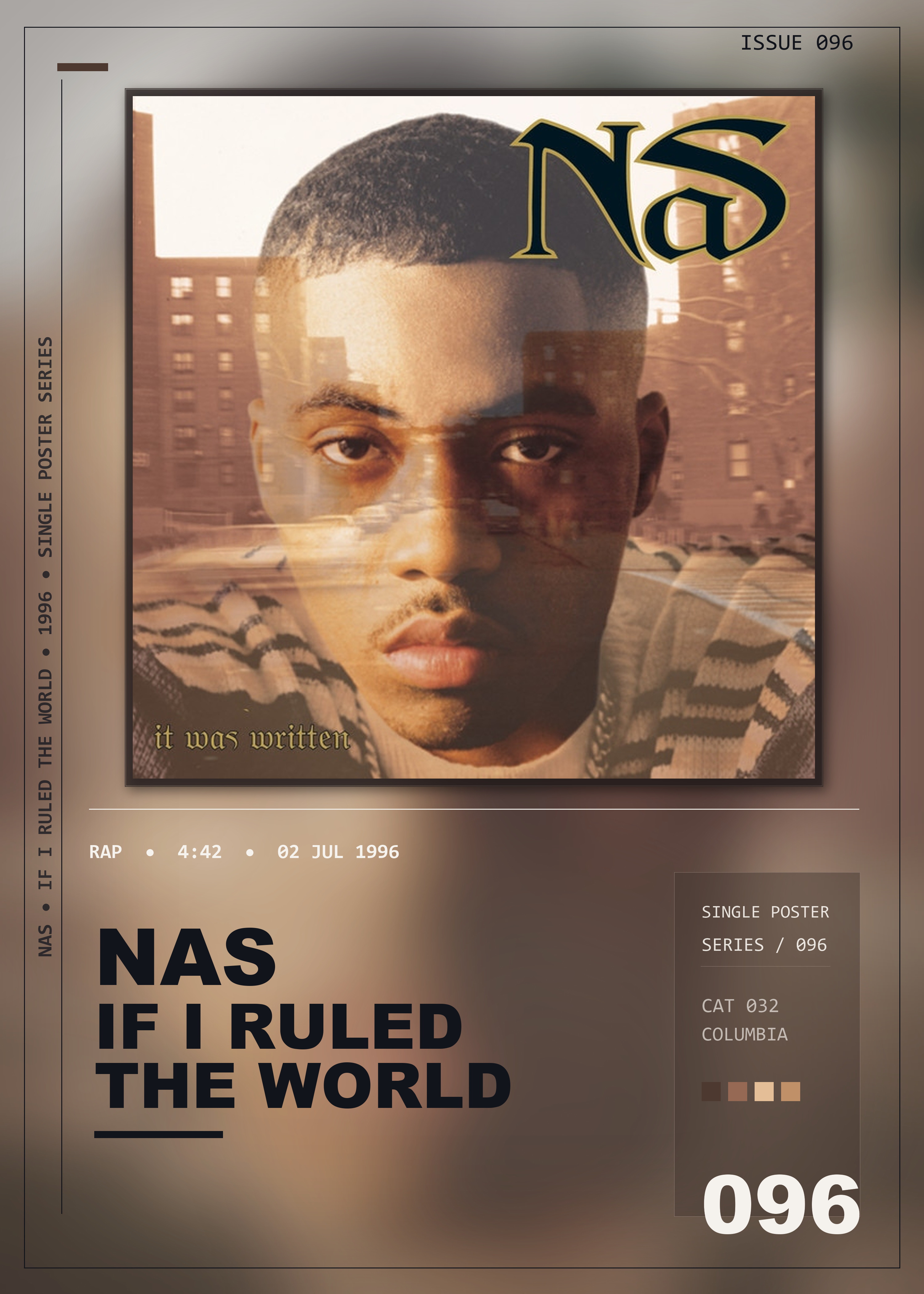 Music poster: Nas - If I Ruled the World Imagine That