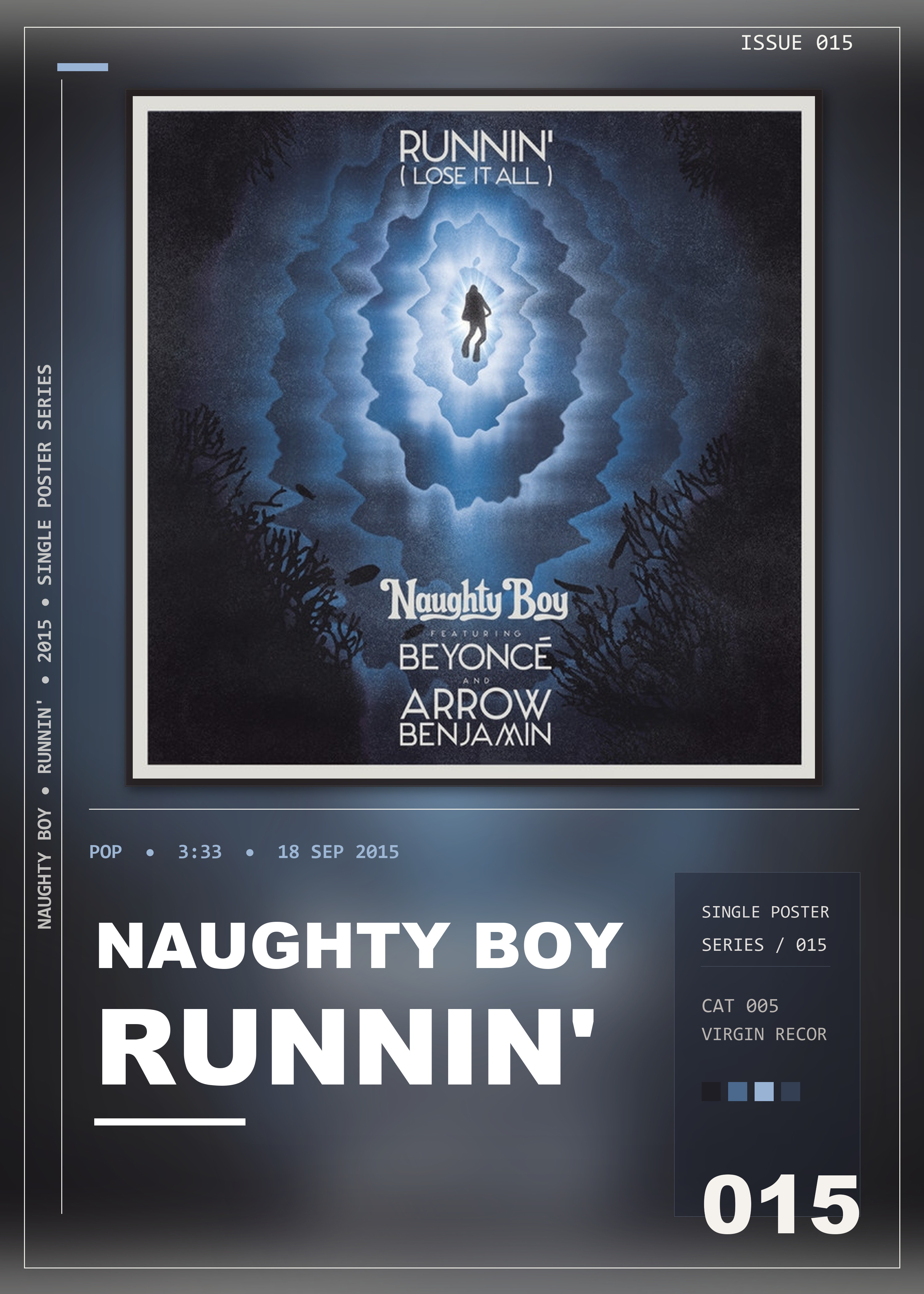 Music poster: Naughty Boy - Runnin Lose It All