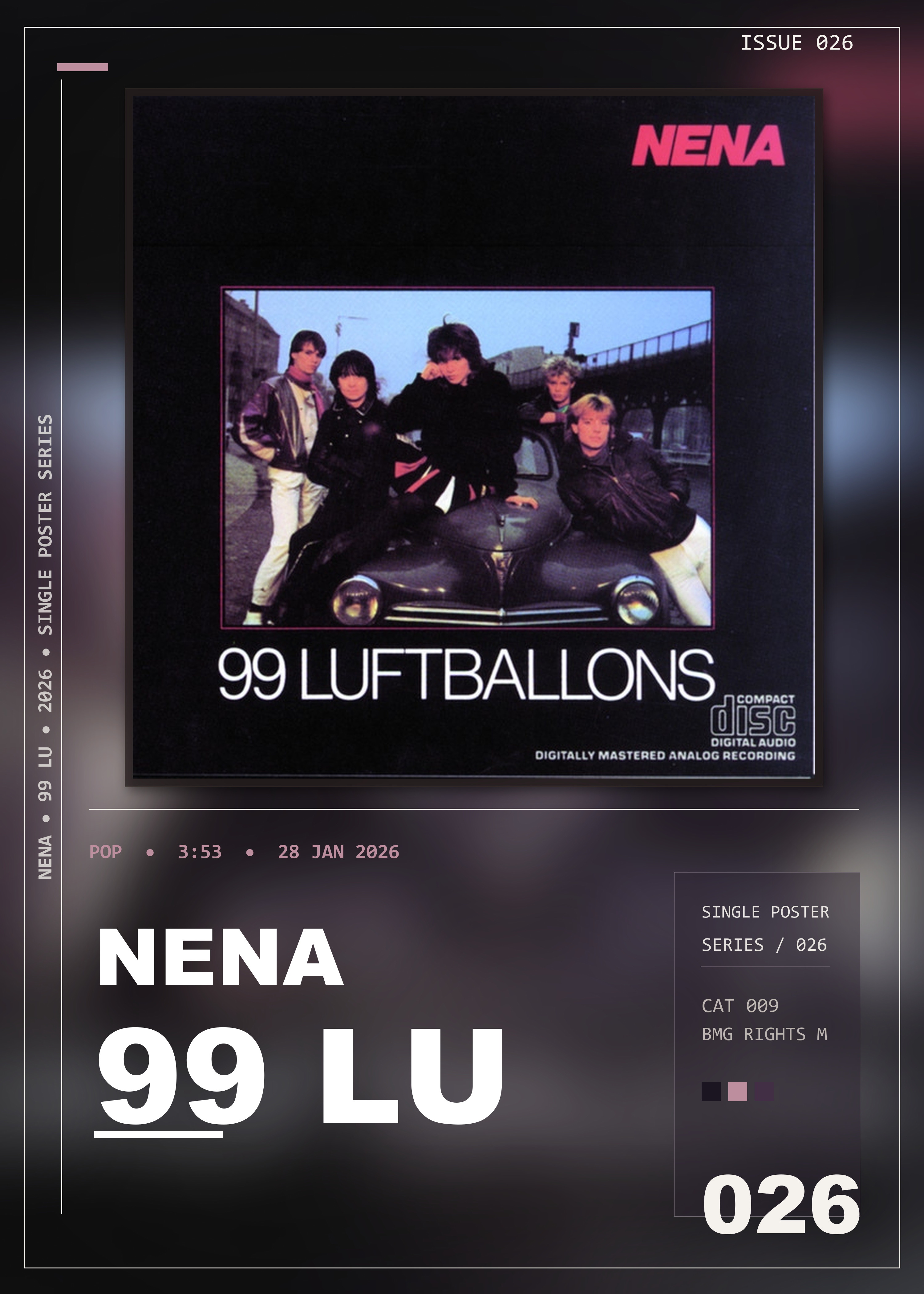 Music poster: Nena - 99 Luftballons