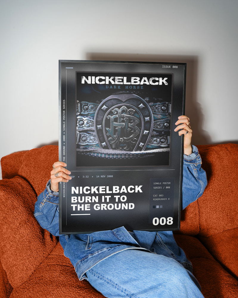Music poster: Nickelback - Burn It To The Ground