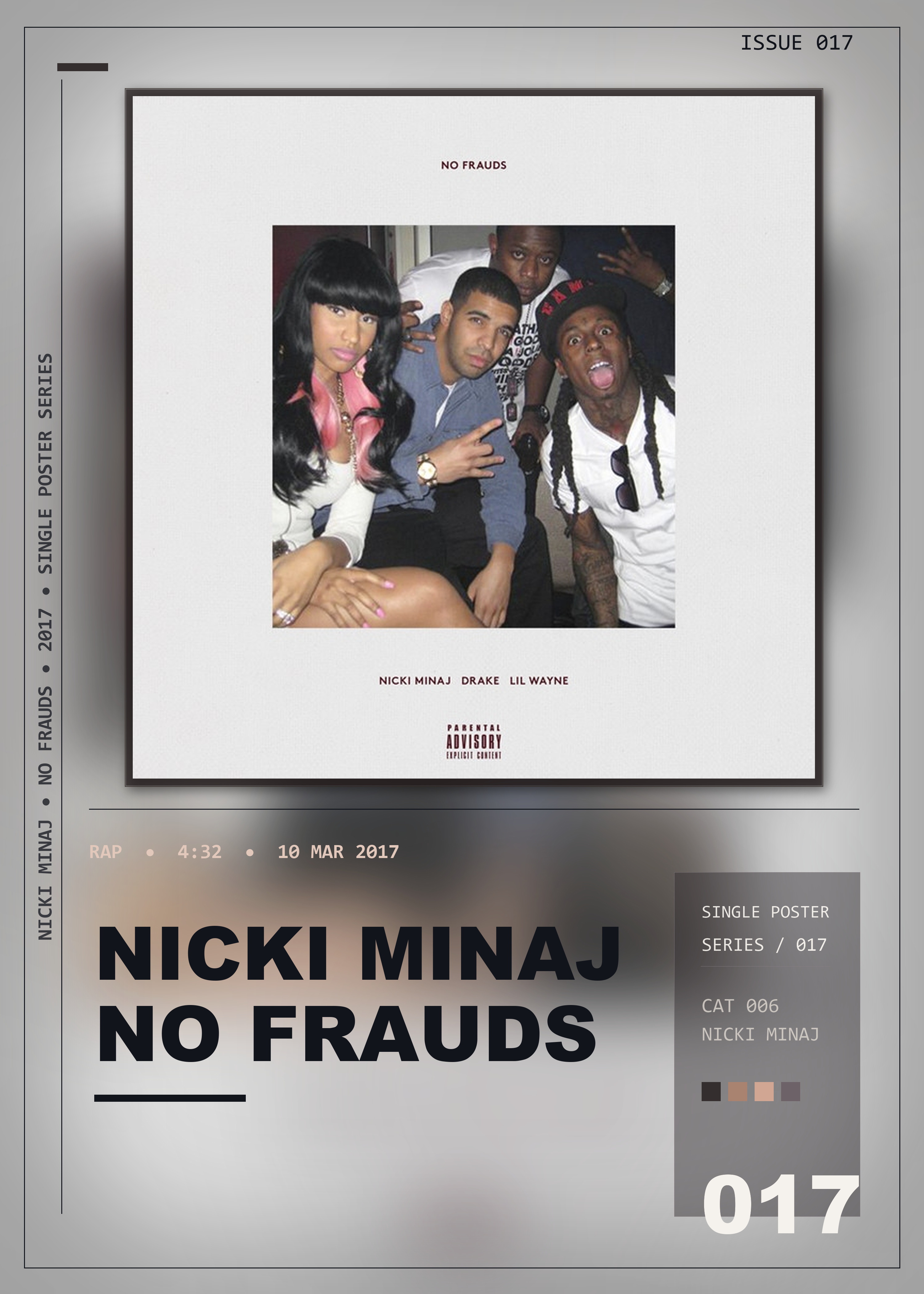 Music poster: Nicki Minaj - No Frauds