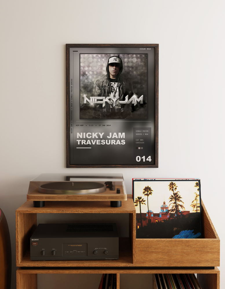 Music poster: Nicky Jam - Travesuras