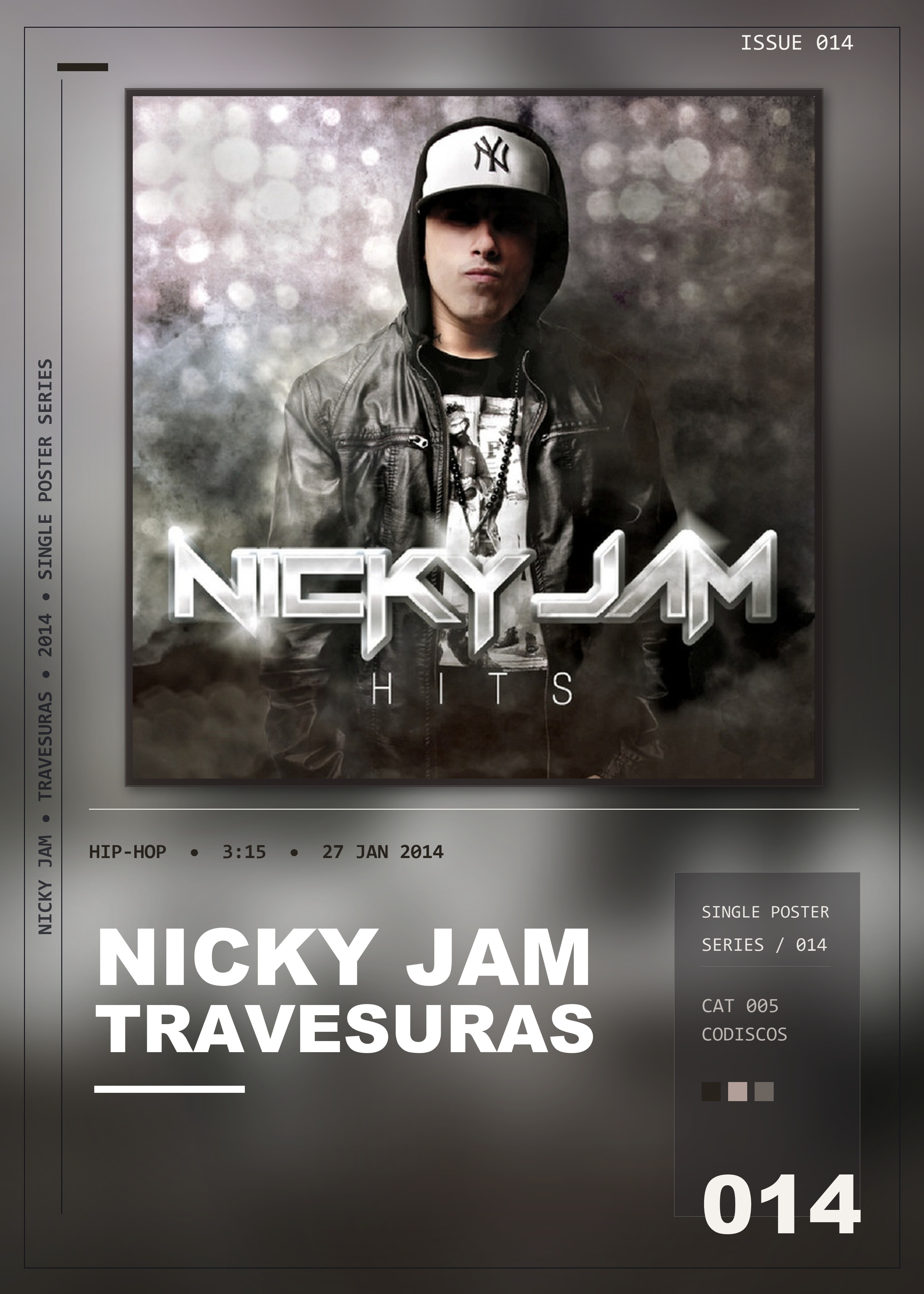 Music poster: Nicky Jam - Travesuras