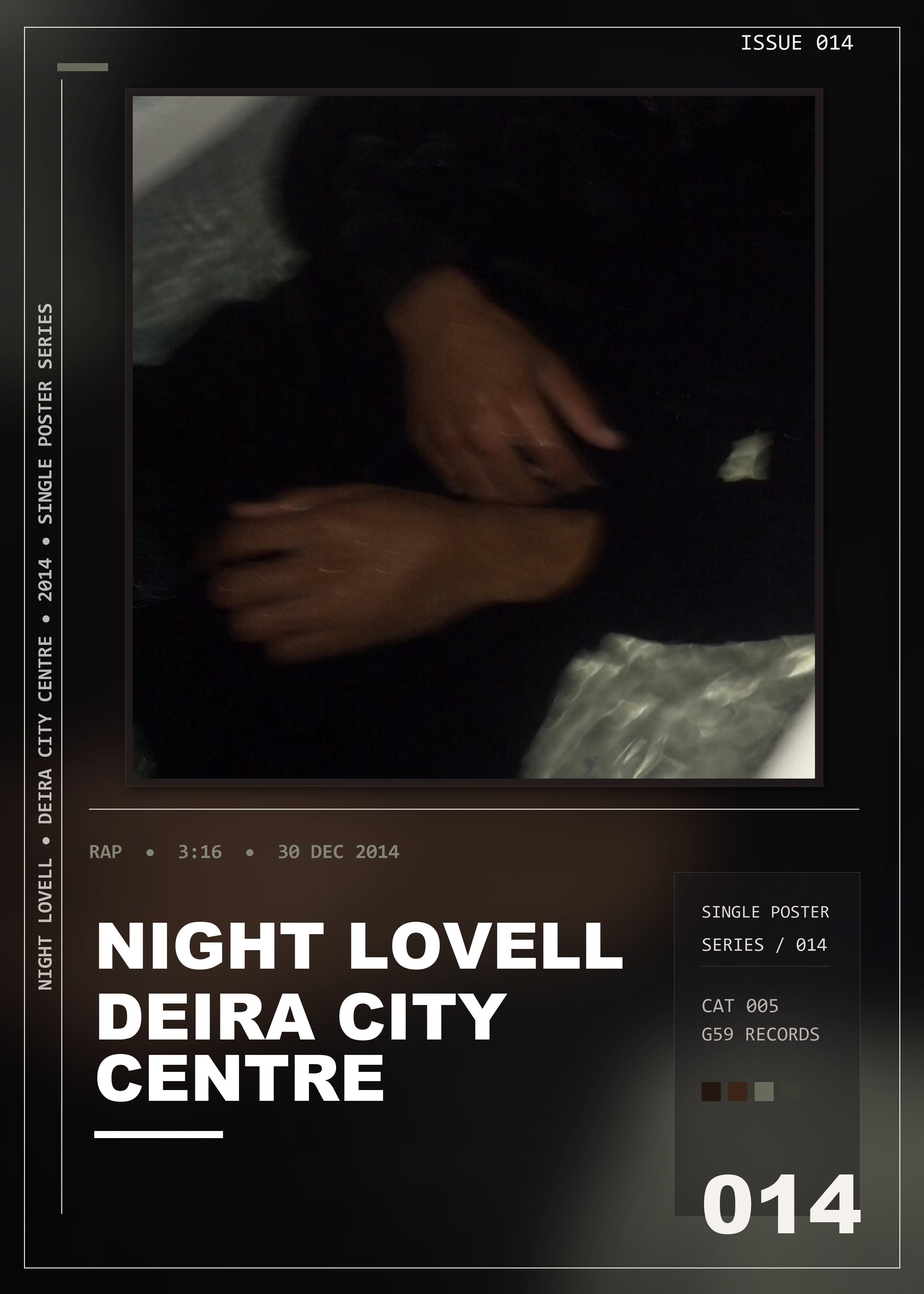 Music poster: Night Lovell - Deira City Centre