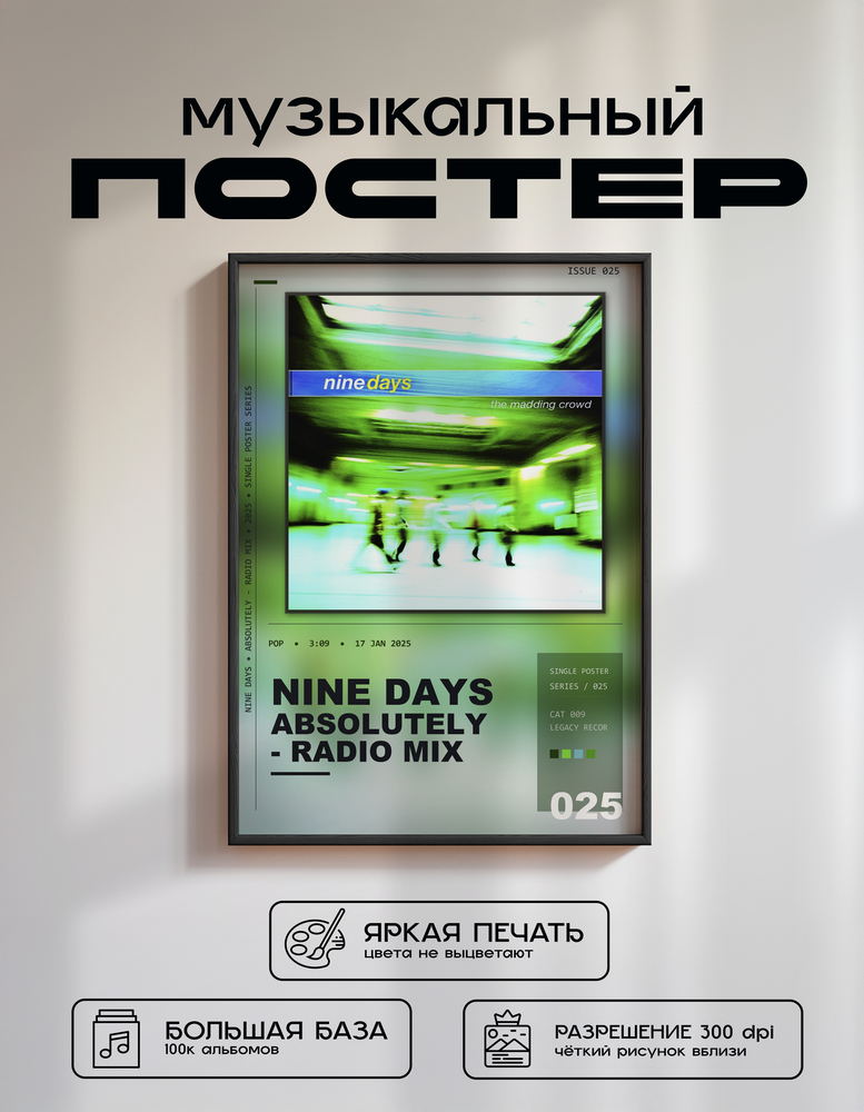 Music poster: Nine Days - Absolutely Story of a Girl - Radio Mix
