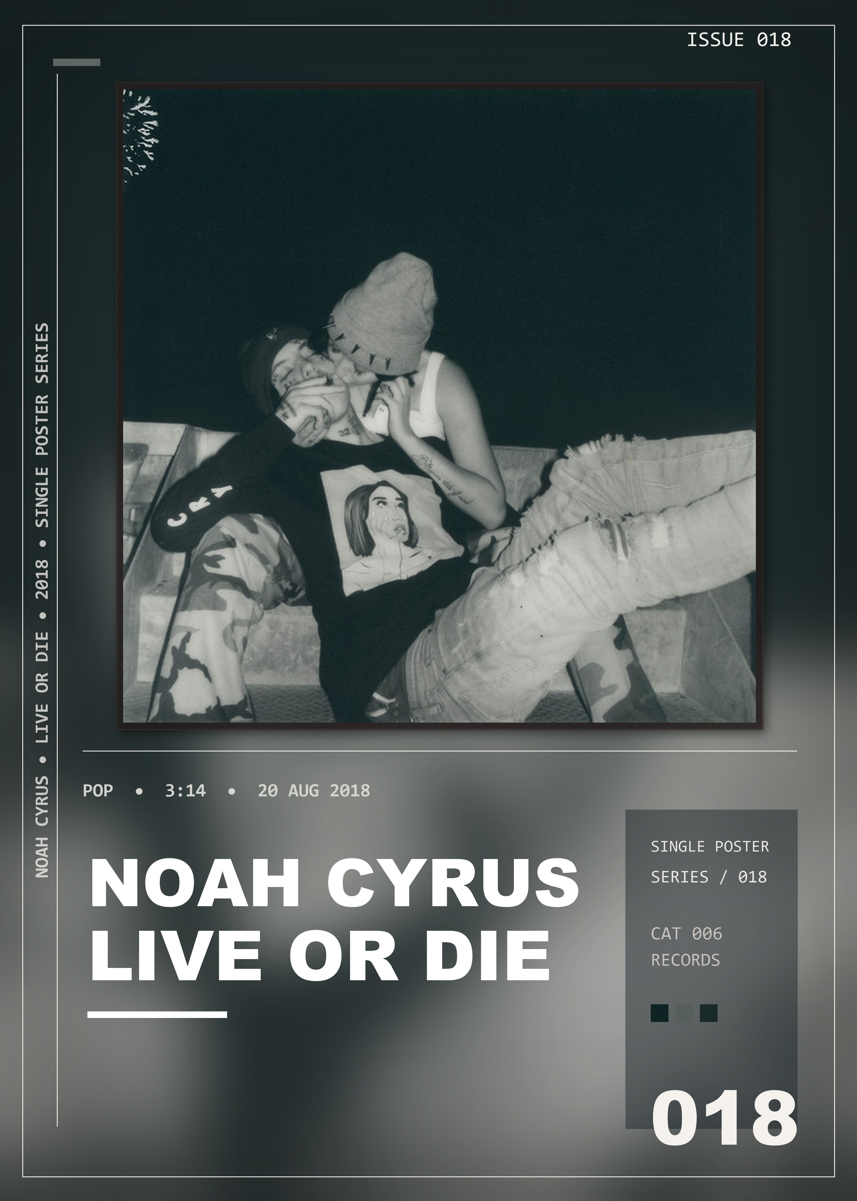 Music poster: Noah Cyrus - Live or Die