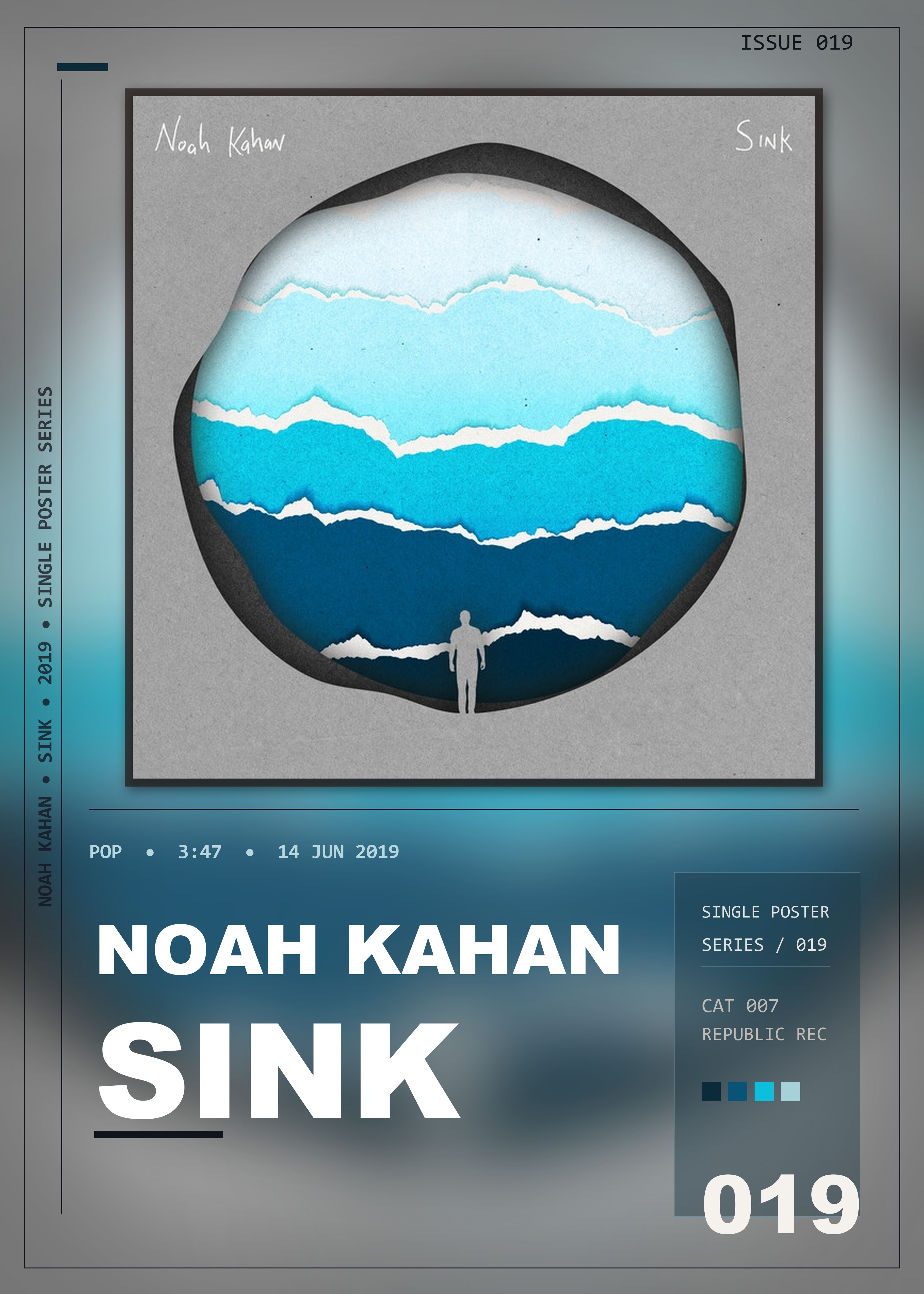 Music poster: Noah Kahan - Sink