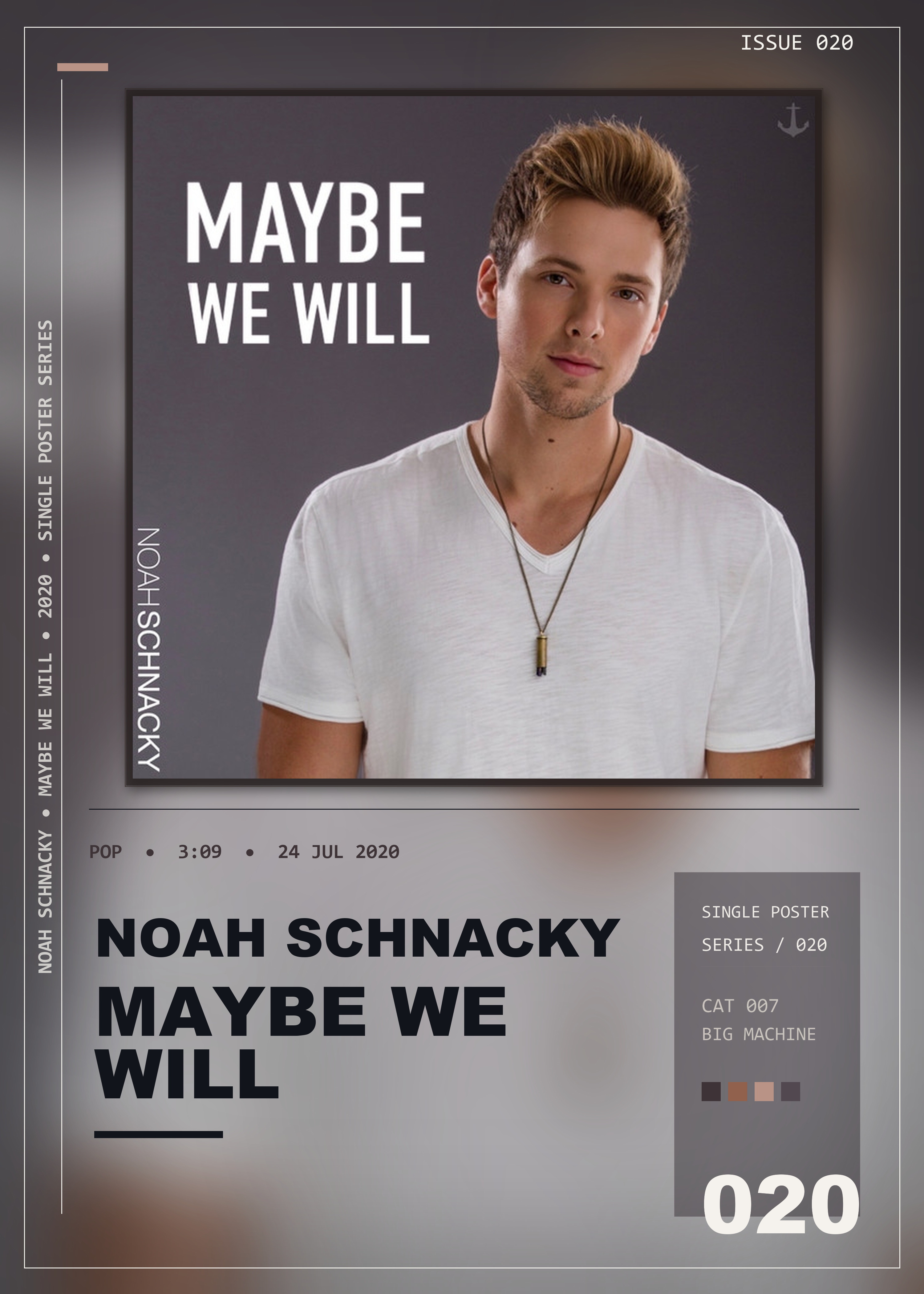 Music poster: Noah Schnacky - Maybe We Will