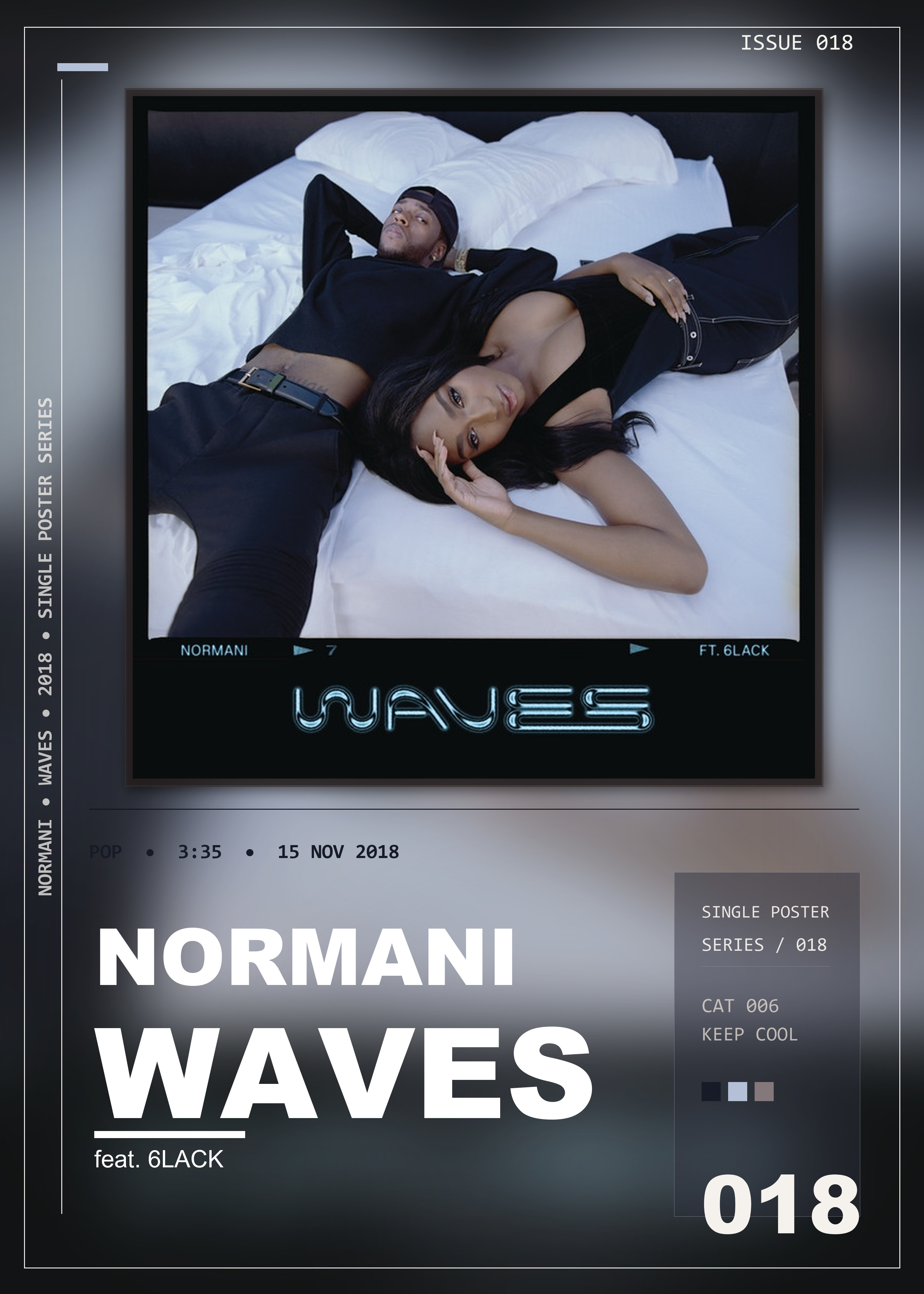 Music poster: Normani - Waves feat 6LACK
