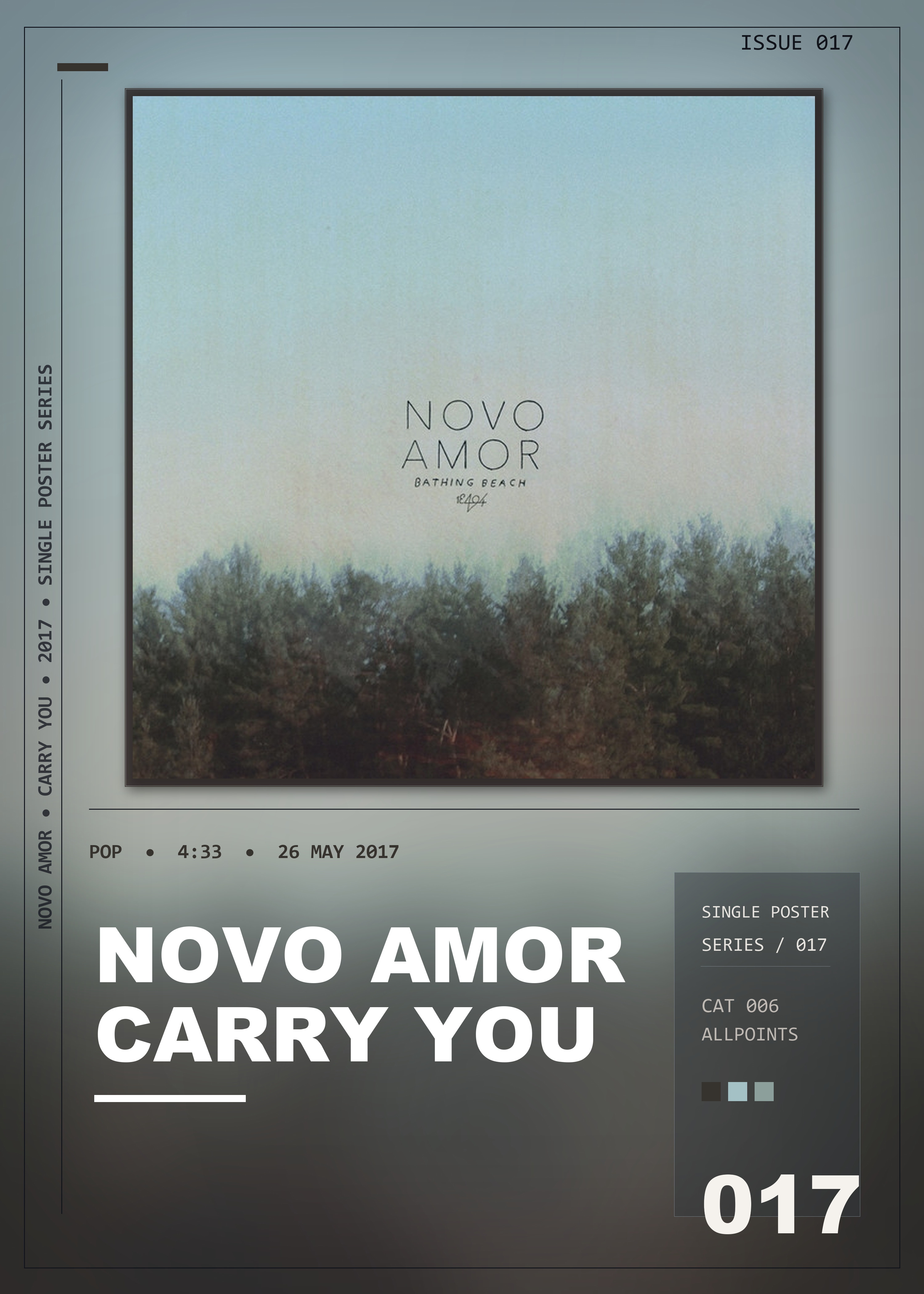 Music poster: Novo Amor - Carry You