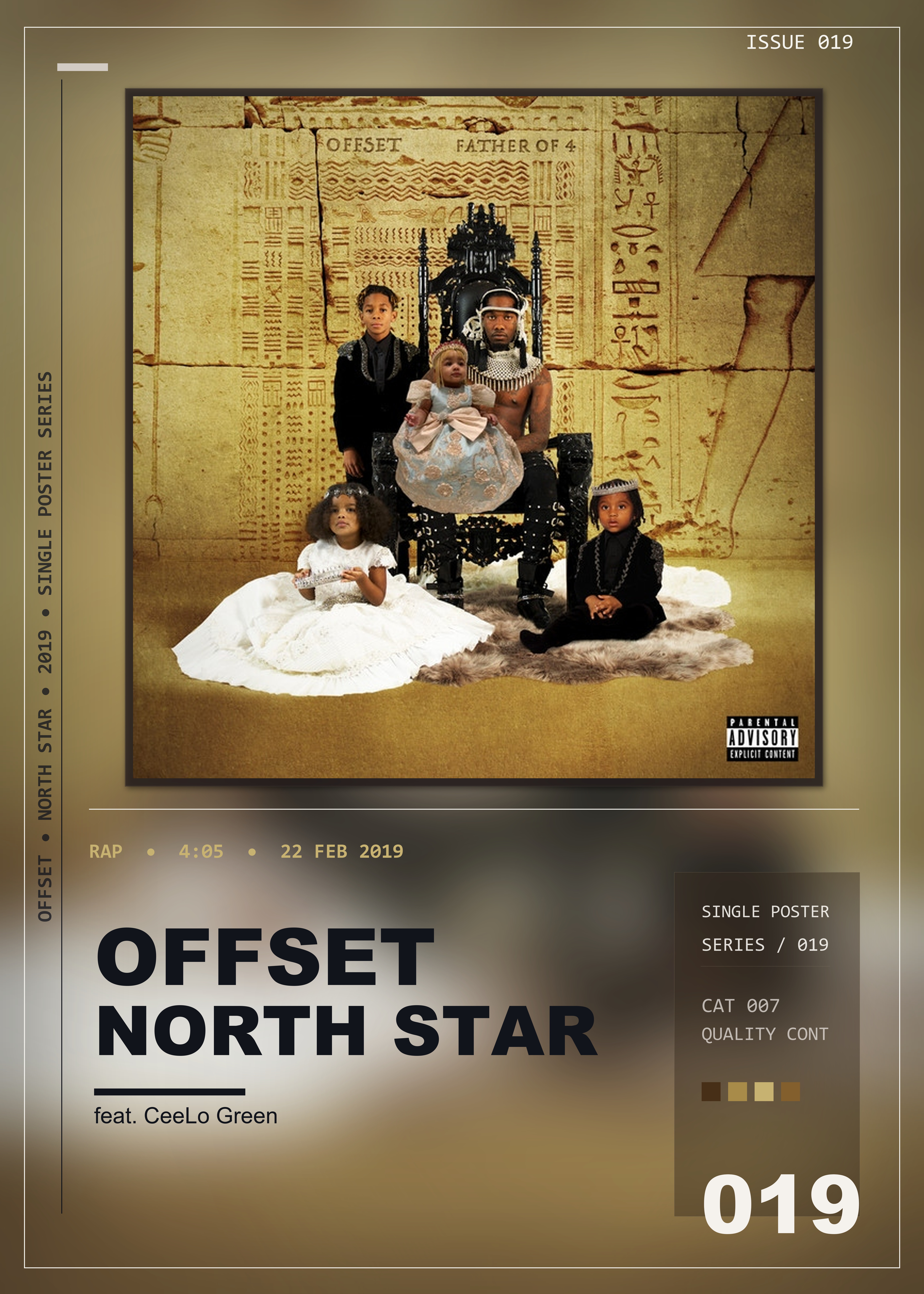 Music poster: Offset - North Star feat CeeLo Green