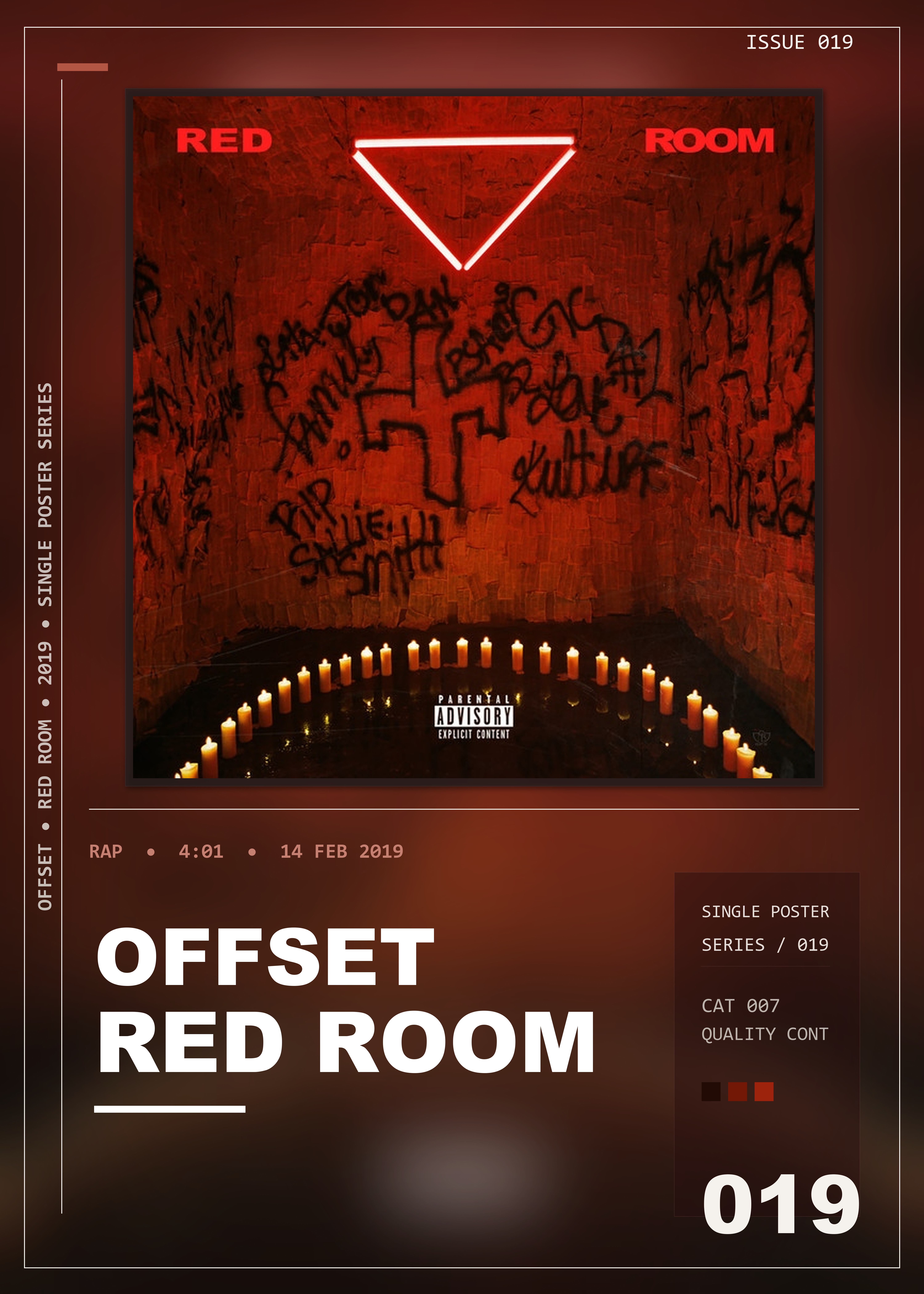 Music poster: Offset - Red Room