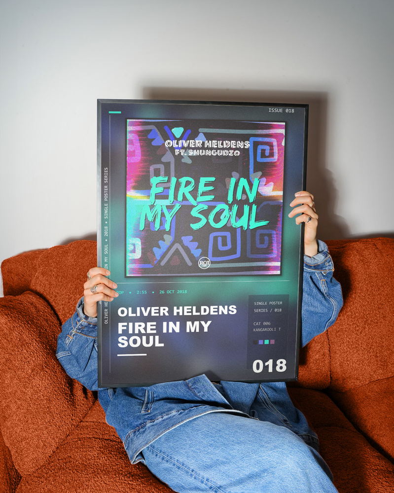 Music poster: Oliver Heldens - Fire In My Soul