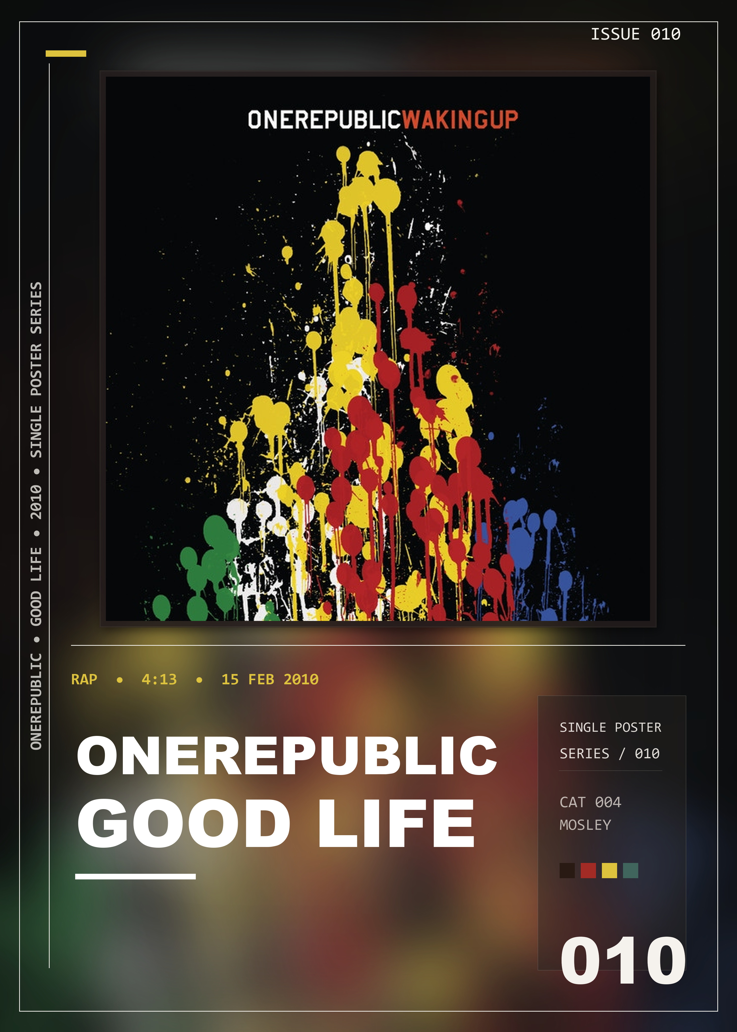 Music poster: OneRepublic - Good Life