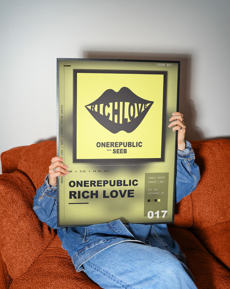 Music poster: OneRepublic - Rich Love with Seeb