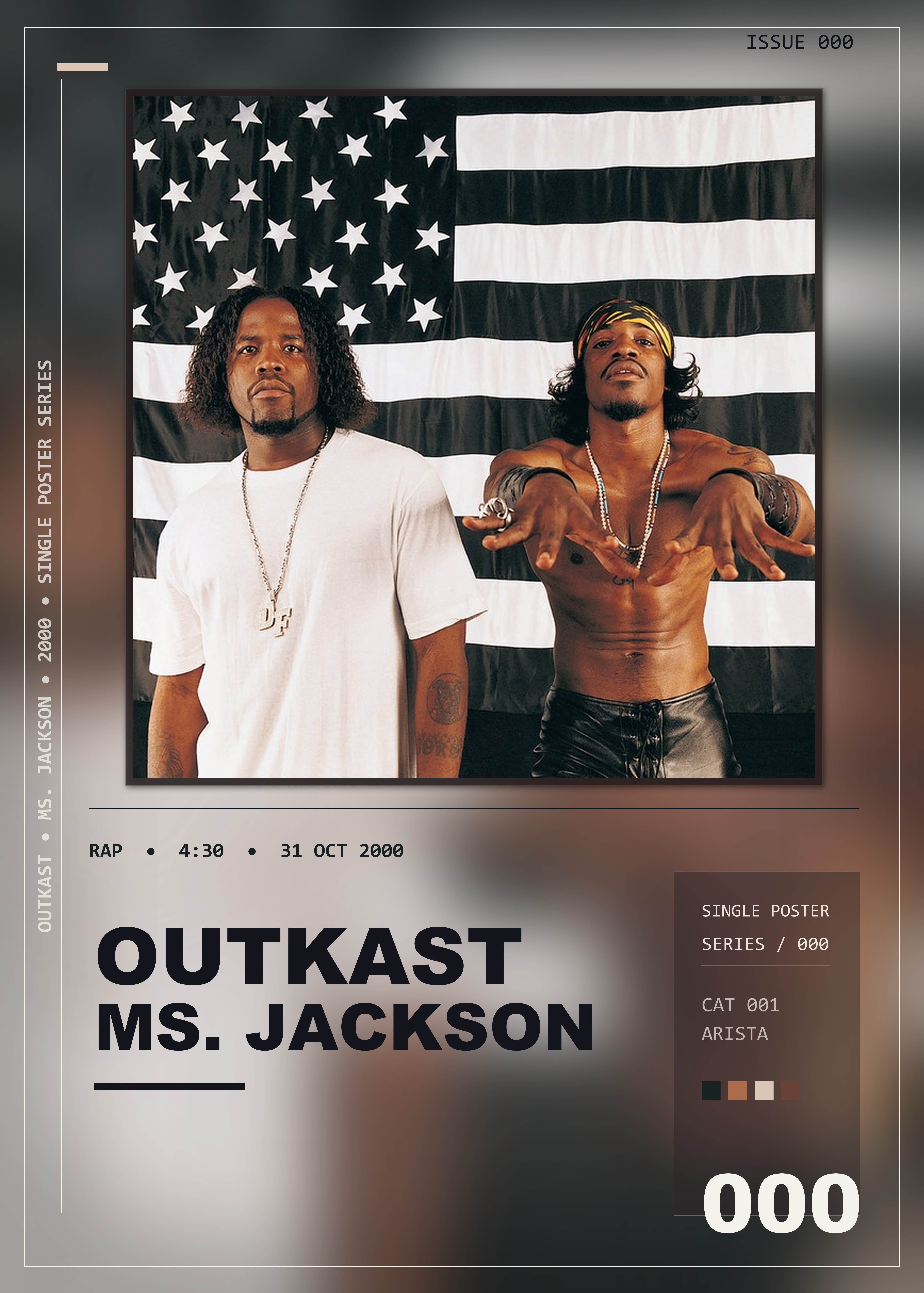 Music poster: OutKast - Ms Jackson