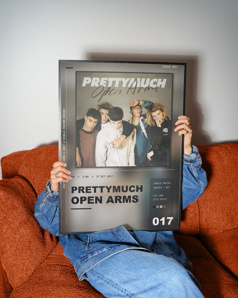 Music poster: PRETTYMUCH - Open Arms