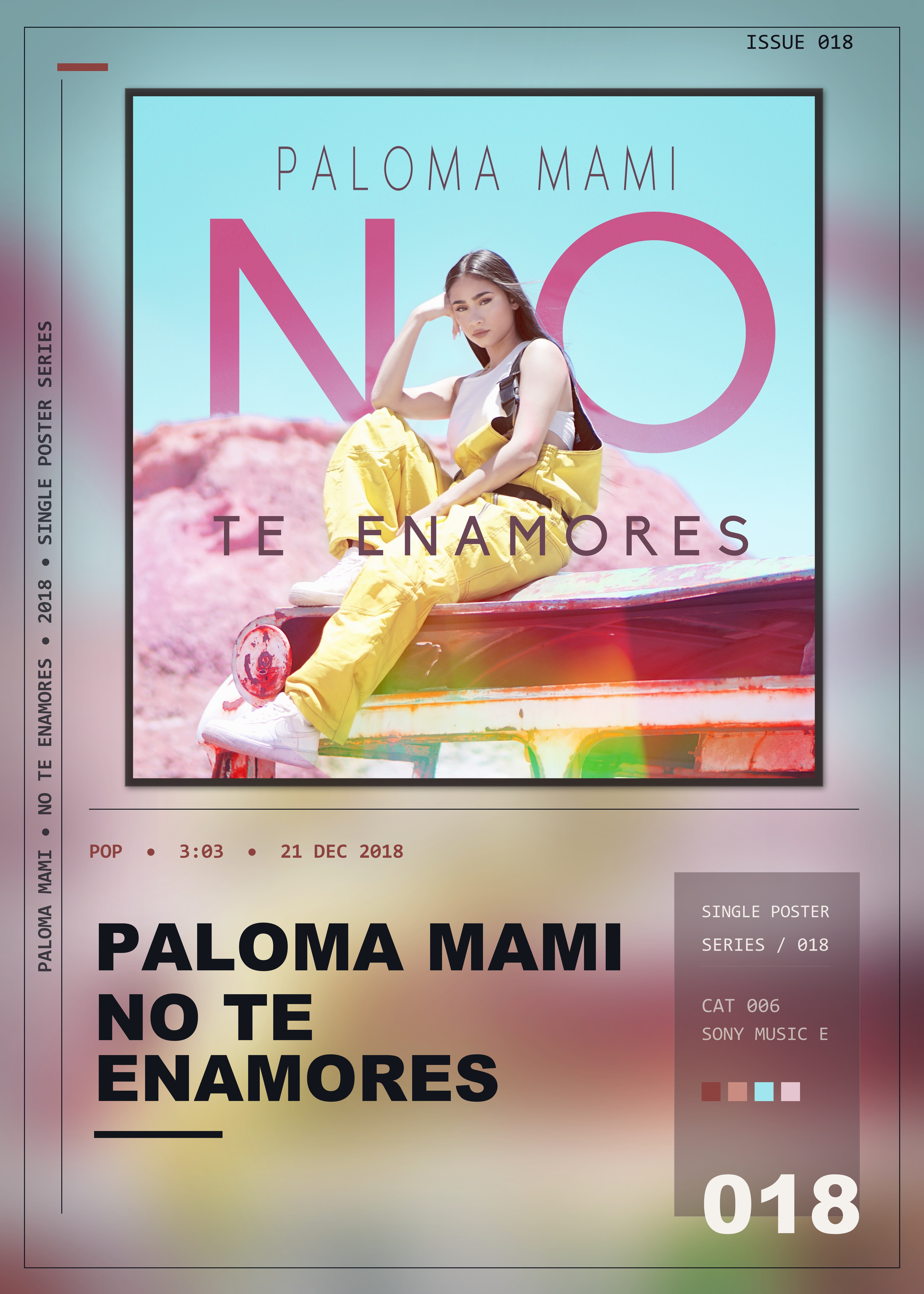 Music poster: Paloma Mami - No Te Enamores