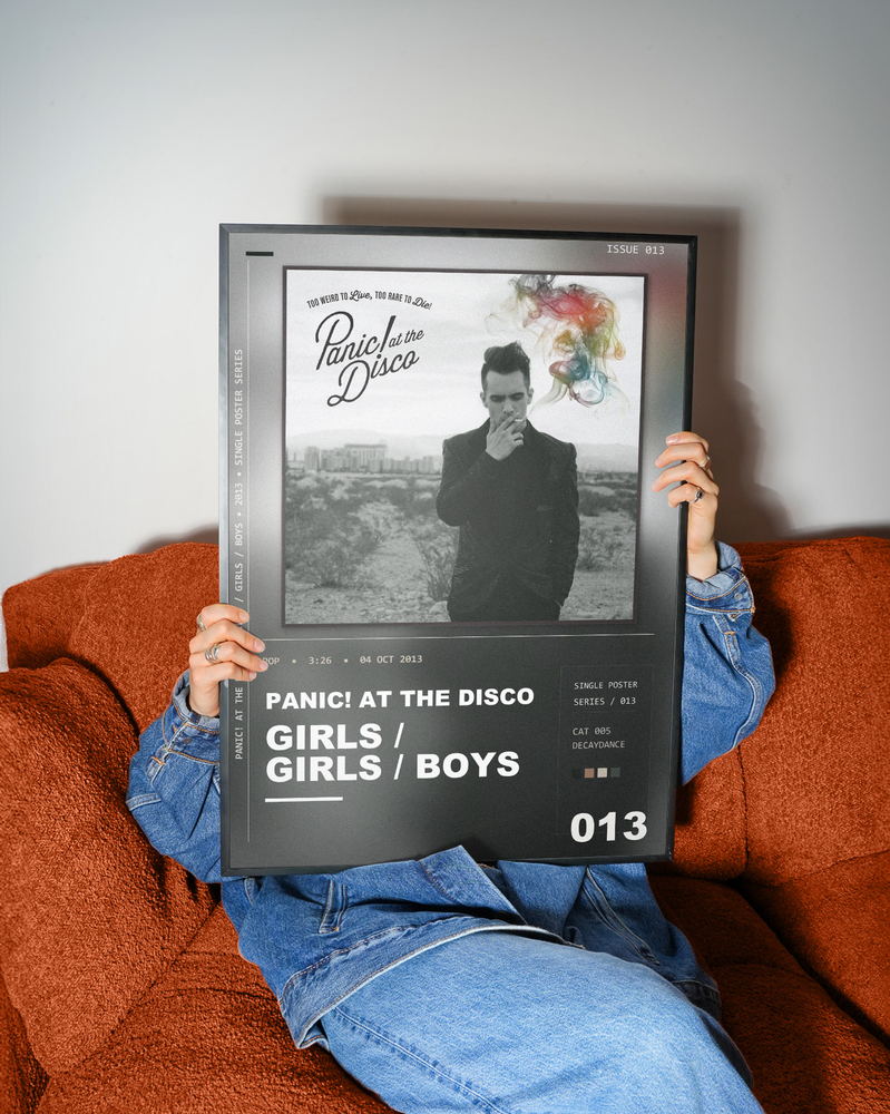 Music poster: Panic At The Disco - Girls Girls Boys