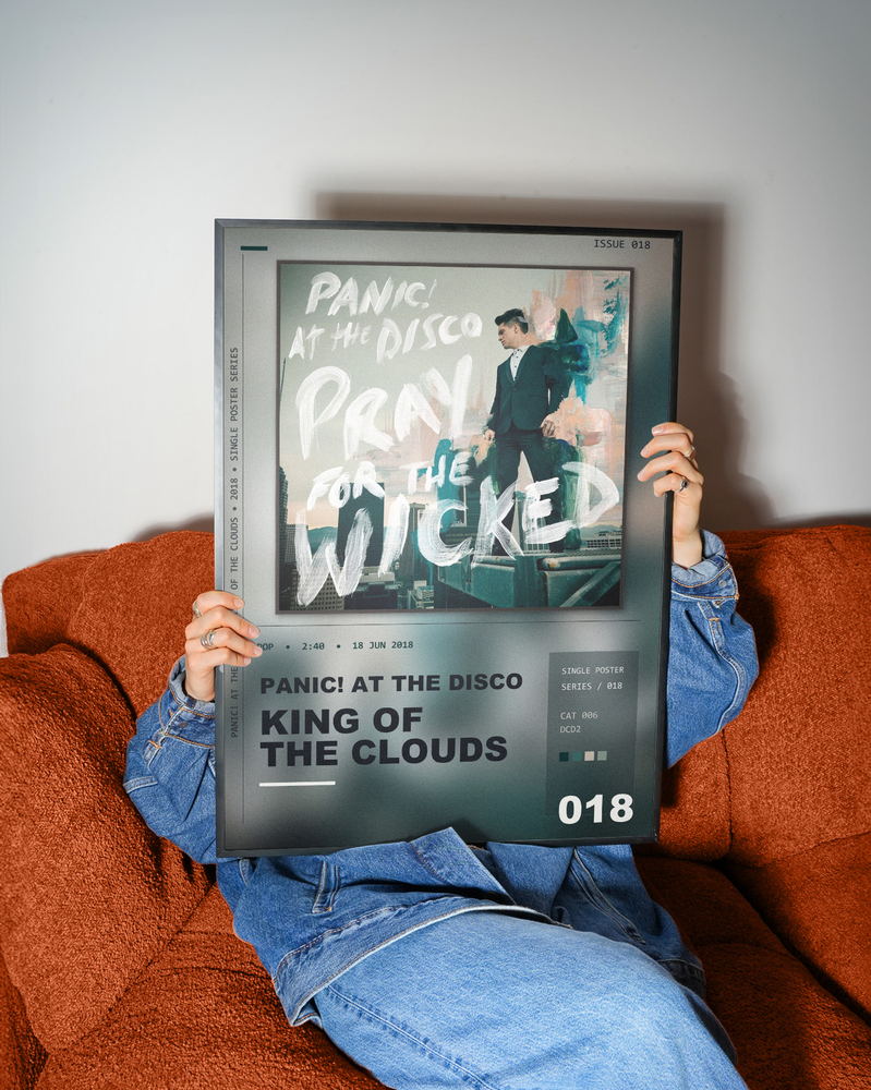 Music poster: Panic At The Disco - King Of The Clouds