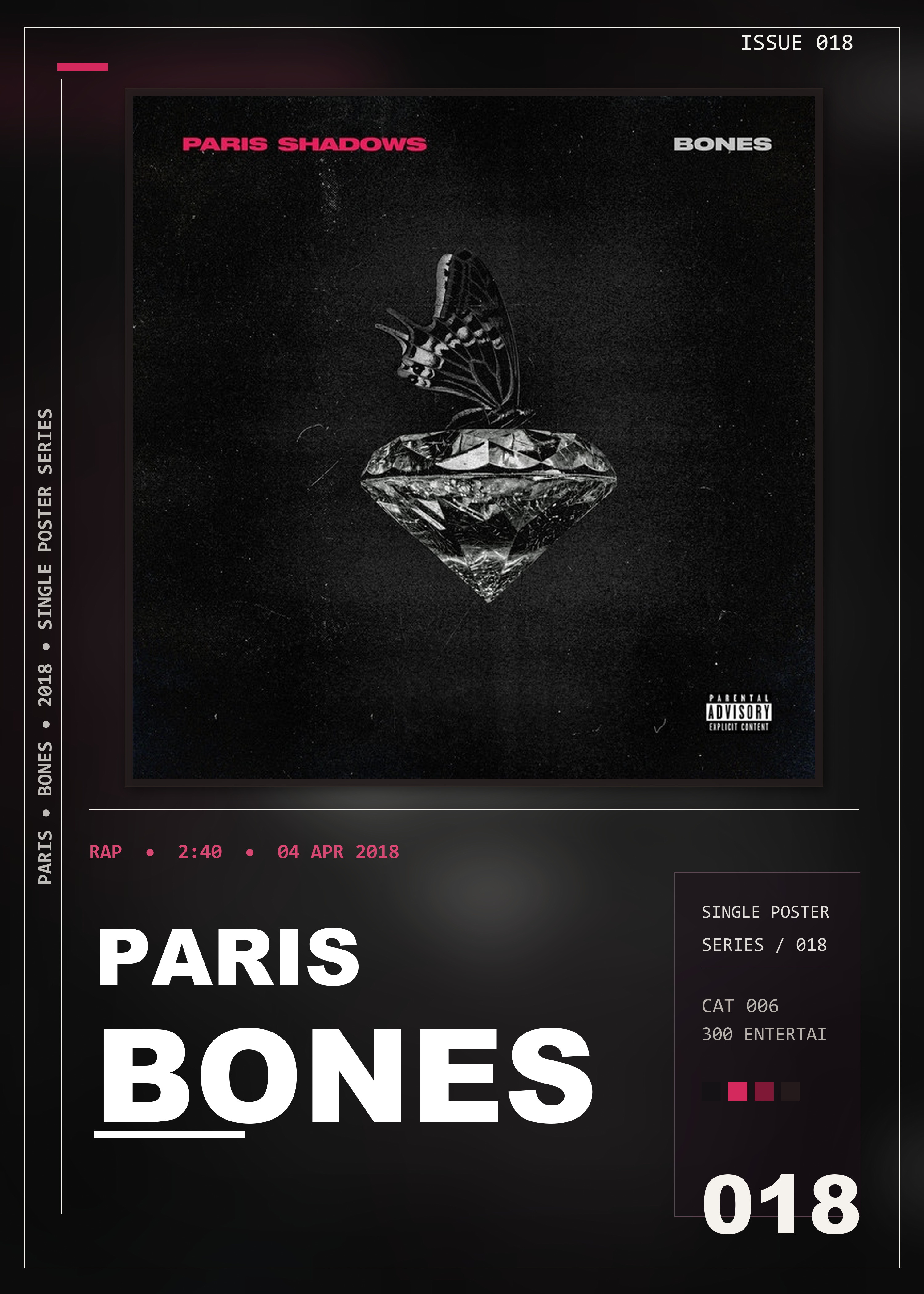 Music poster: Paris - Bones