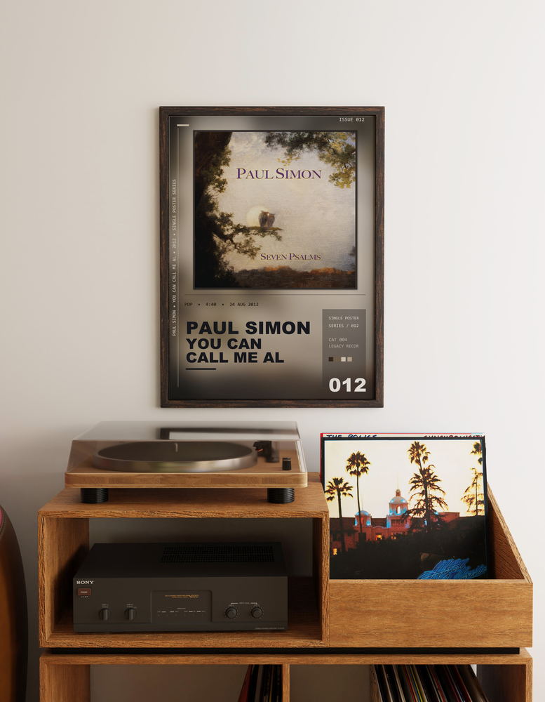 Music poster: Paul Simon - You Can Call Me Al
