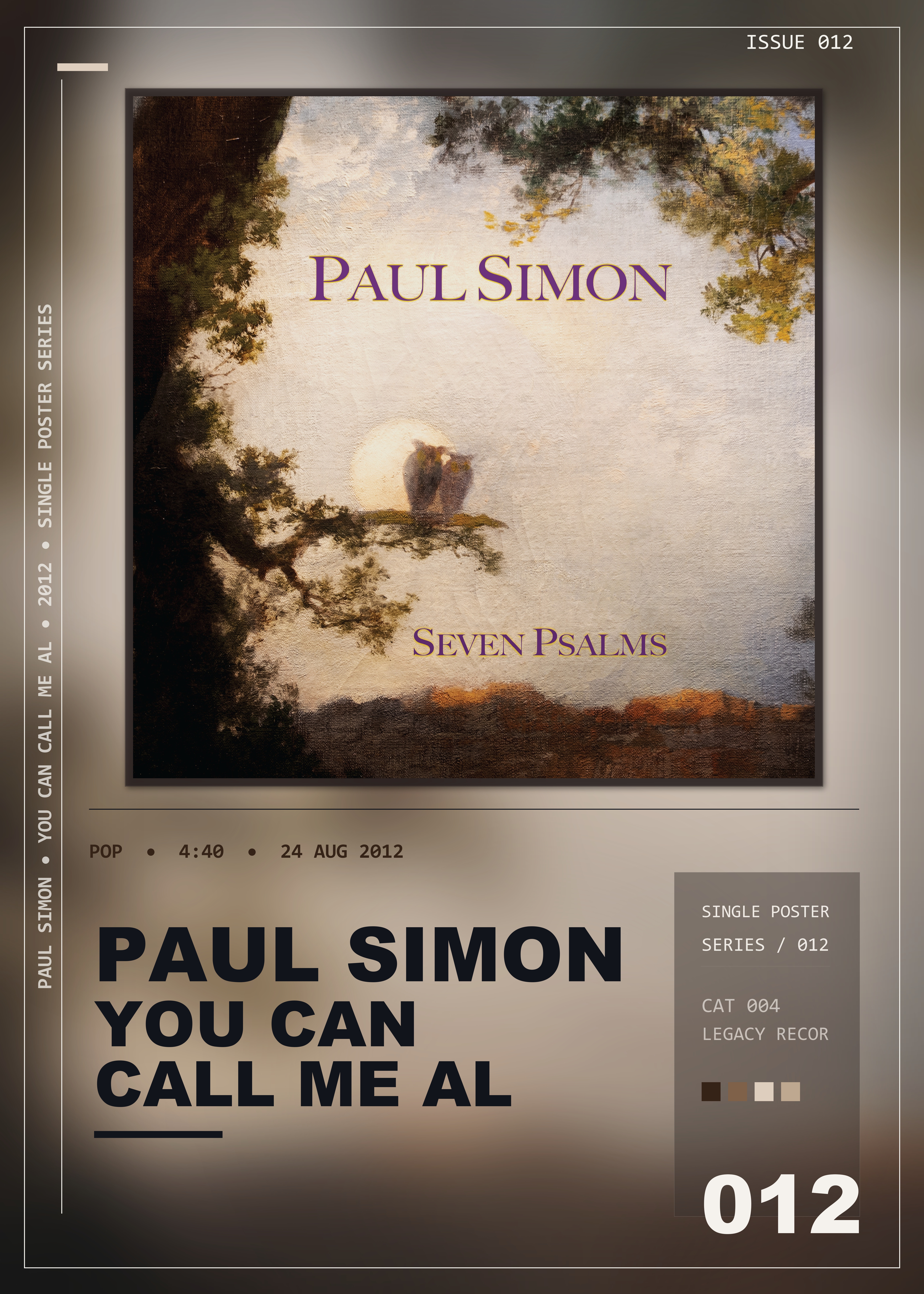 Music poster: Paul Simon - You Can Call Me Al