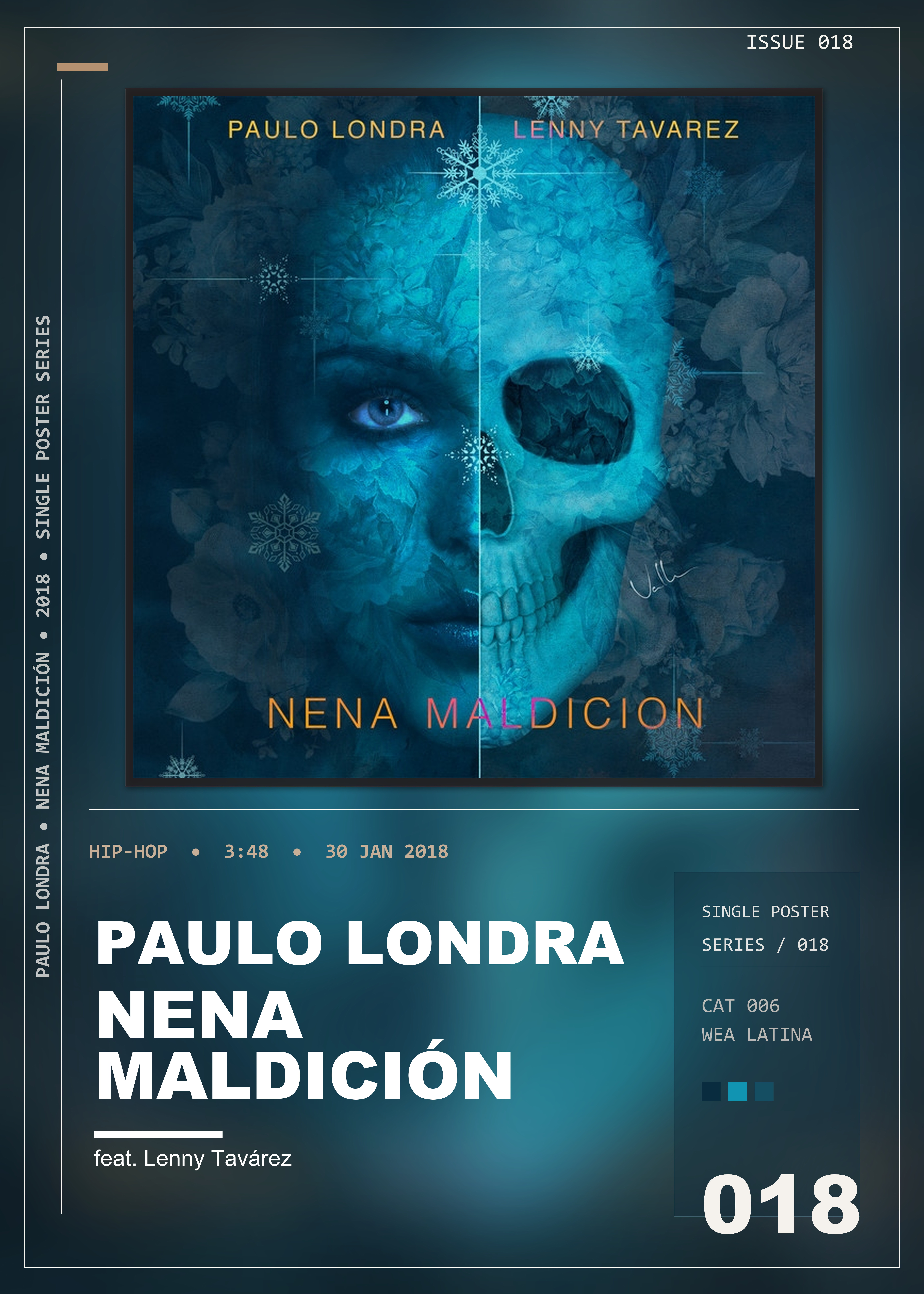 Music poster: Paulo Londra - Nena Maldición feat Lenny Tavárez