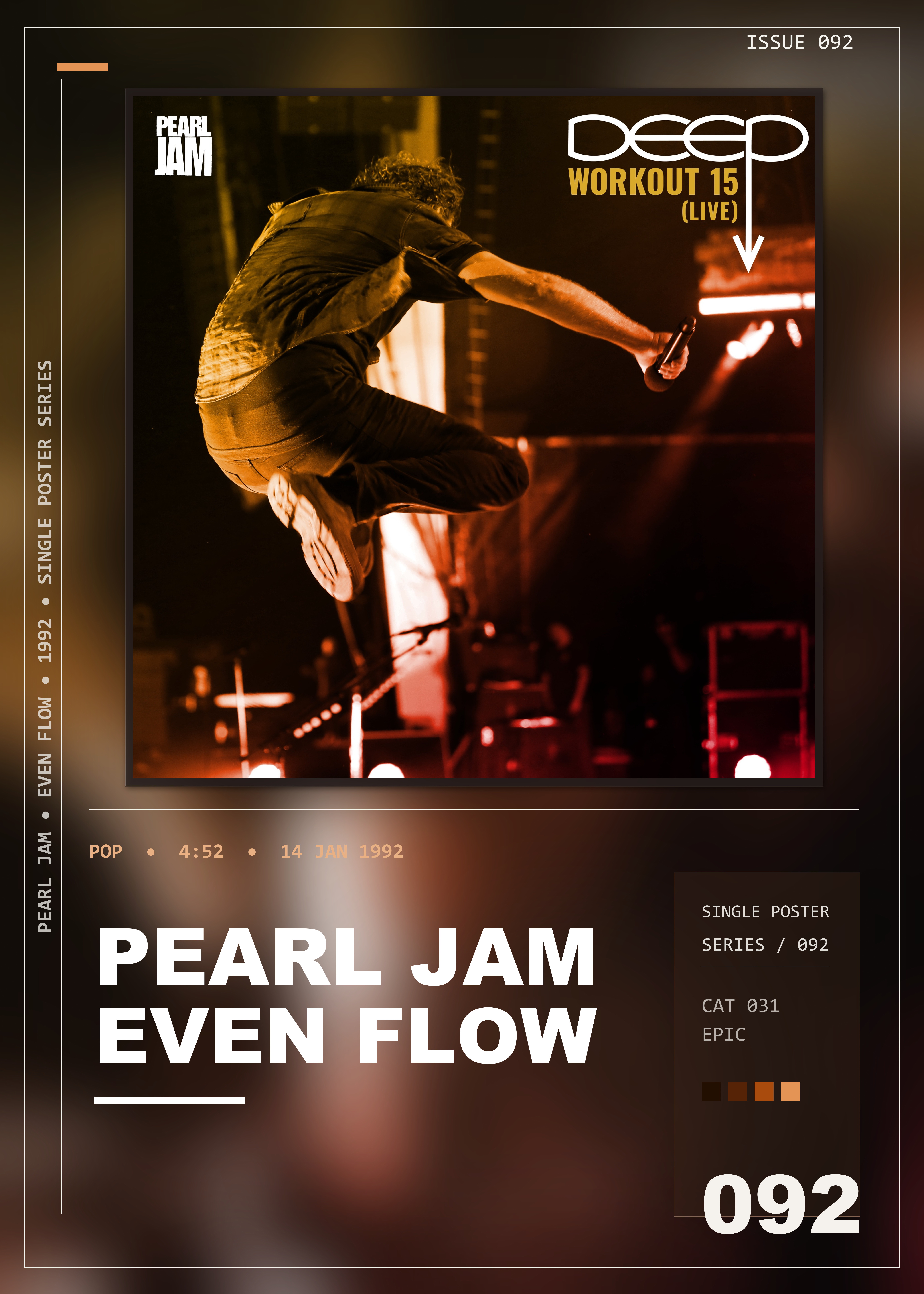 Music poster: Pearl Jam - Even Flow