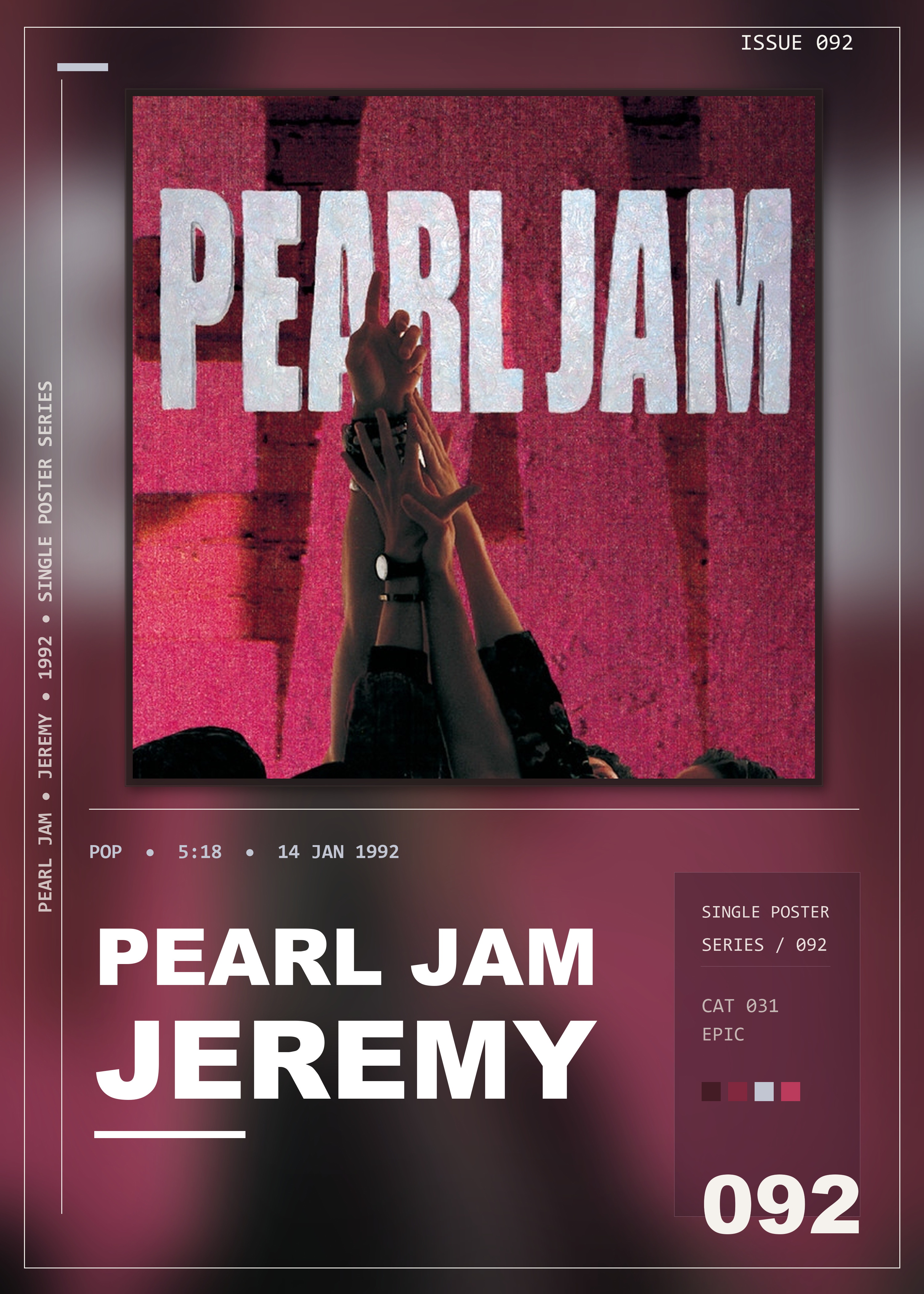 Music poster: Pearl Jam - Jeremy