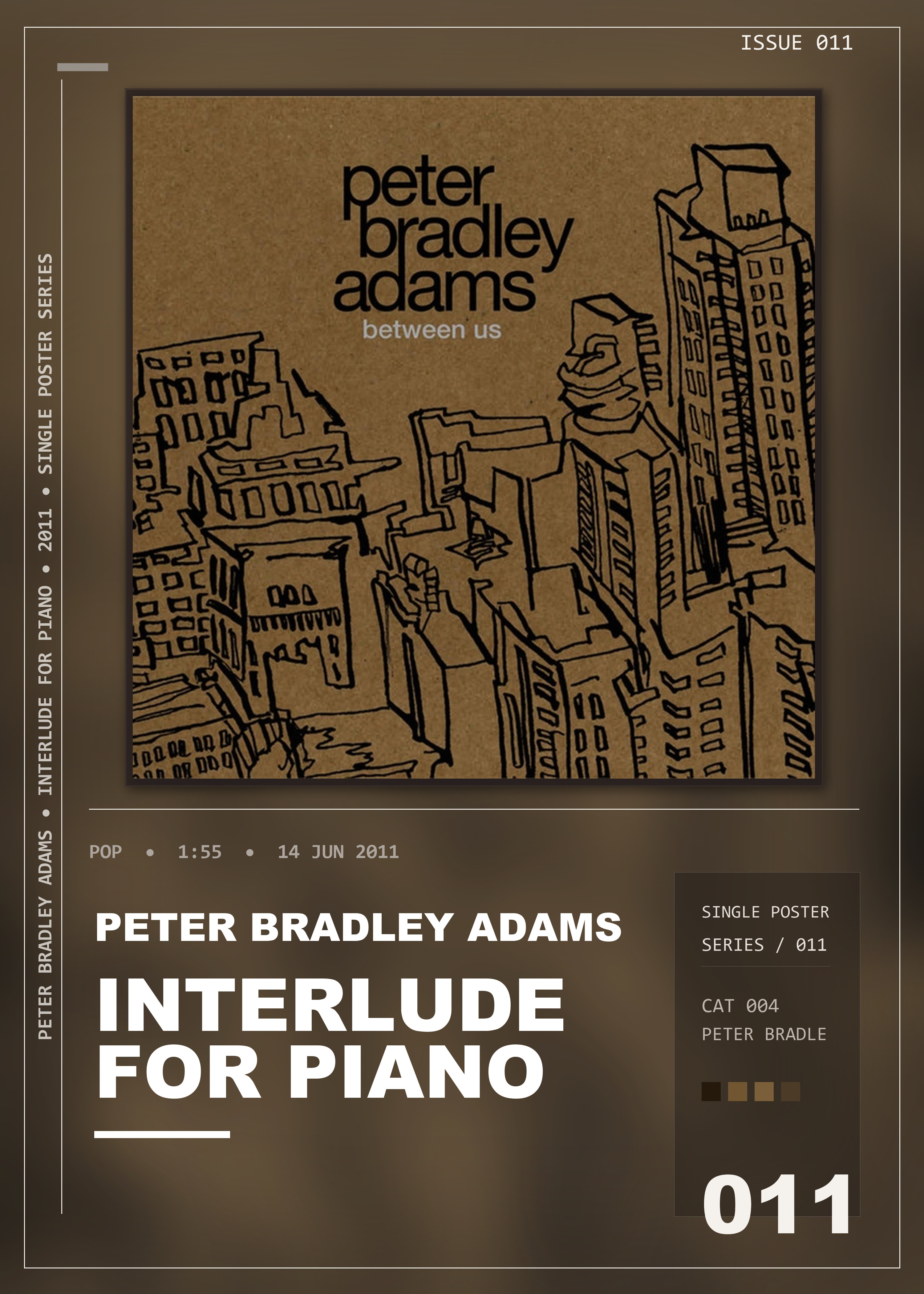 Music poster: Peter Bradley Adams - Interlude for Piano