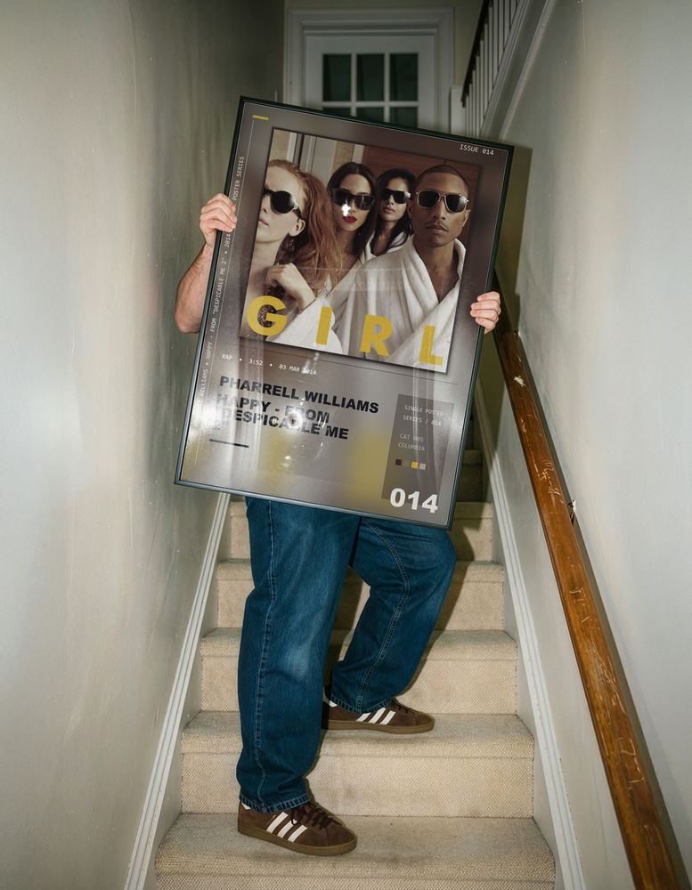 Music poster: Pharrell Williams - Happy - From Despicable Me 2