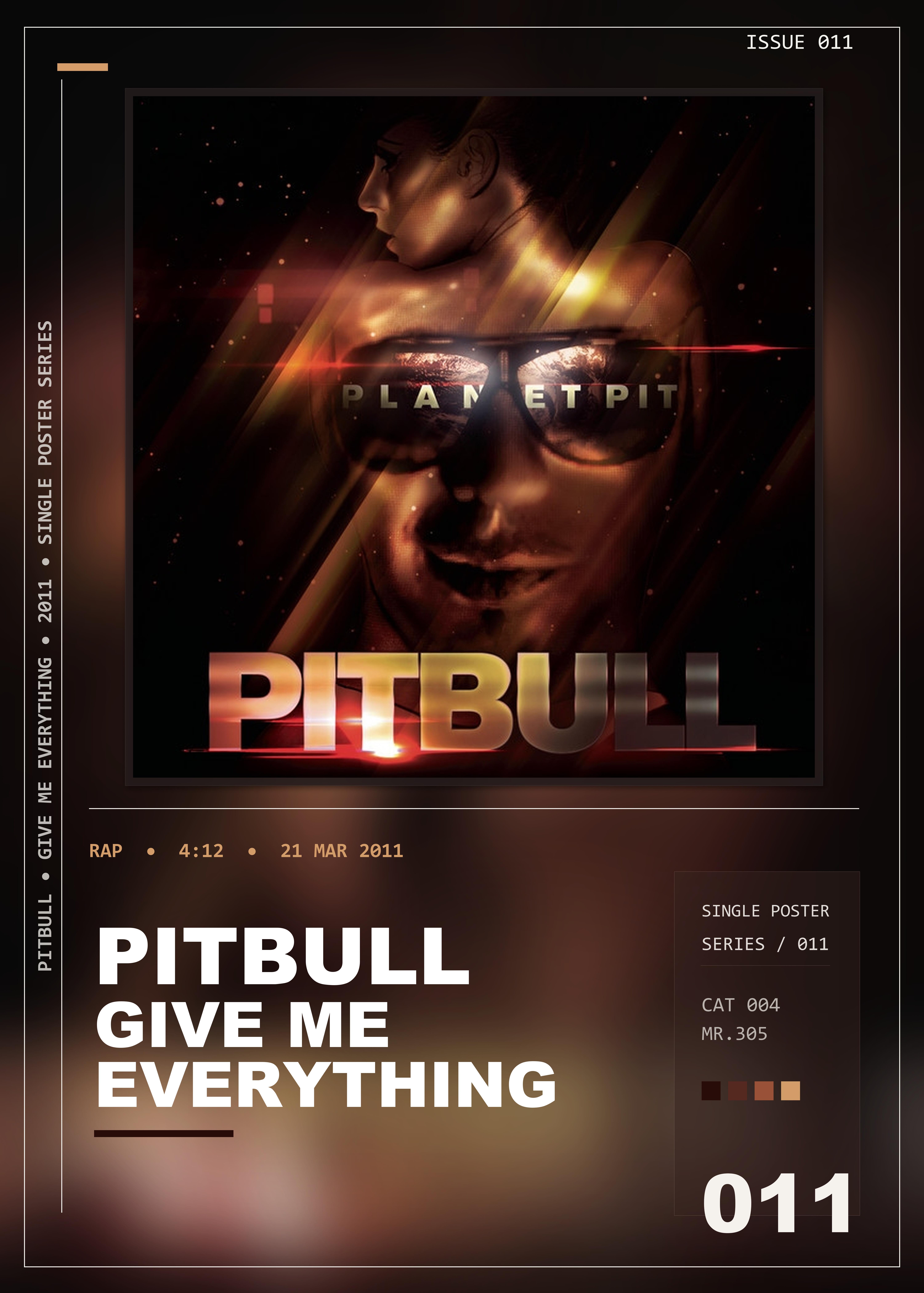 Music poster: Pitbull - Give Me Everything
