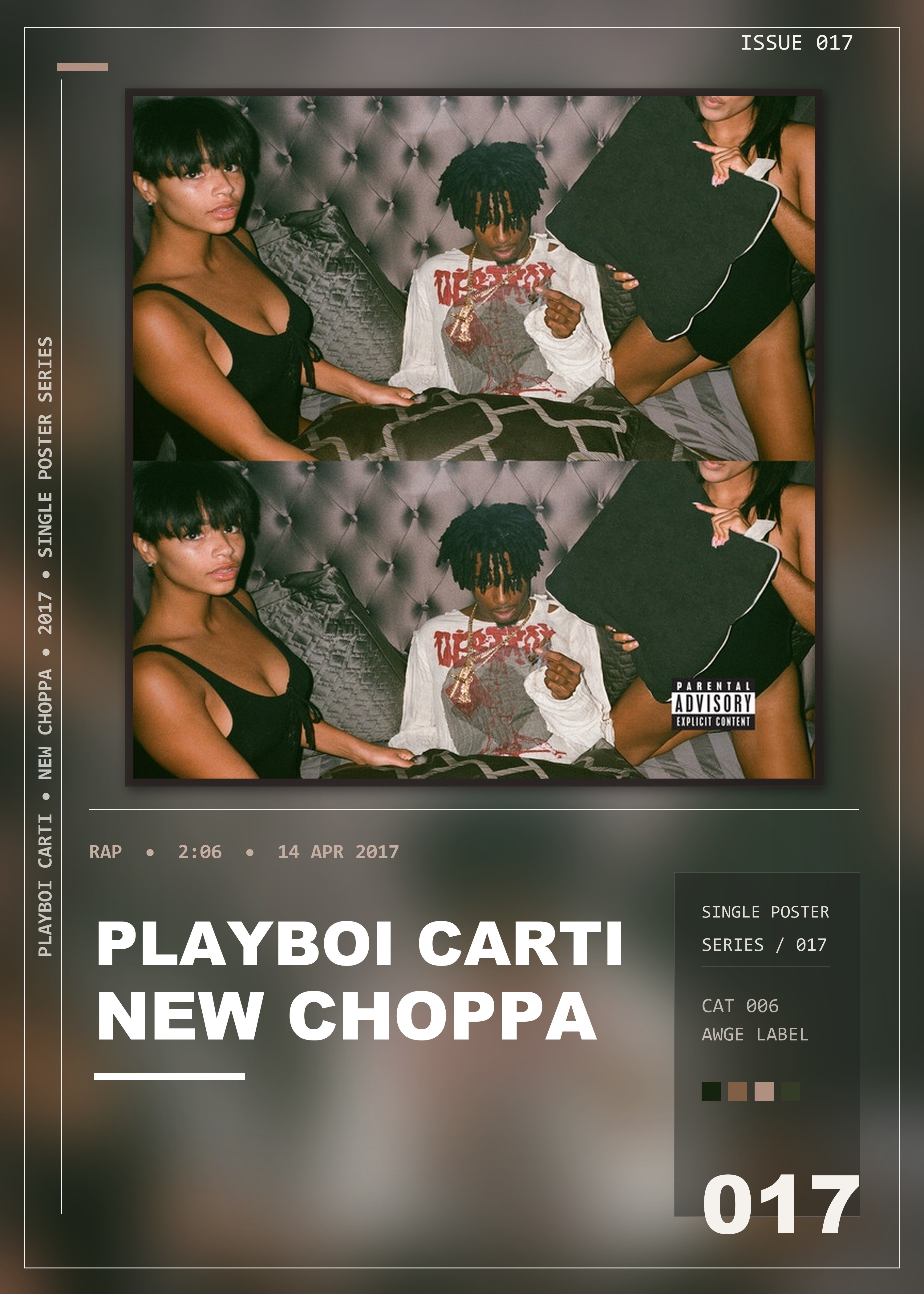 Music poster: Playboi Carti - New Choppa