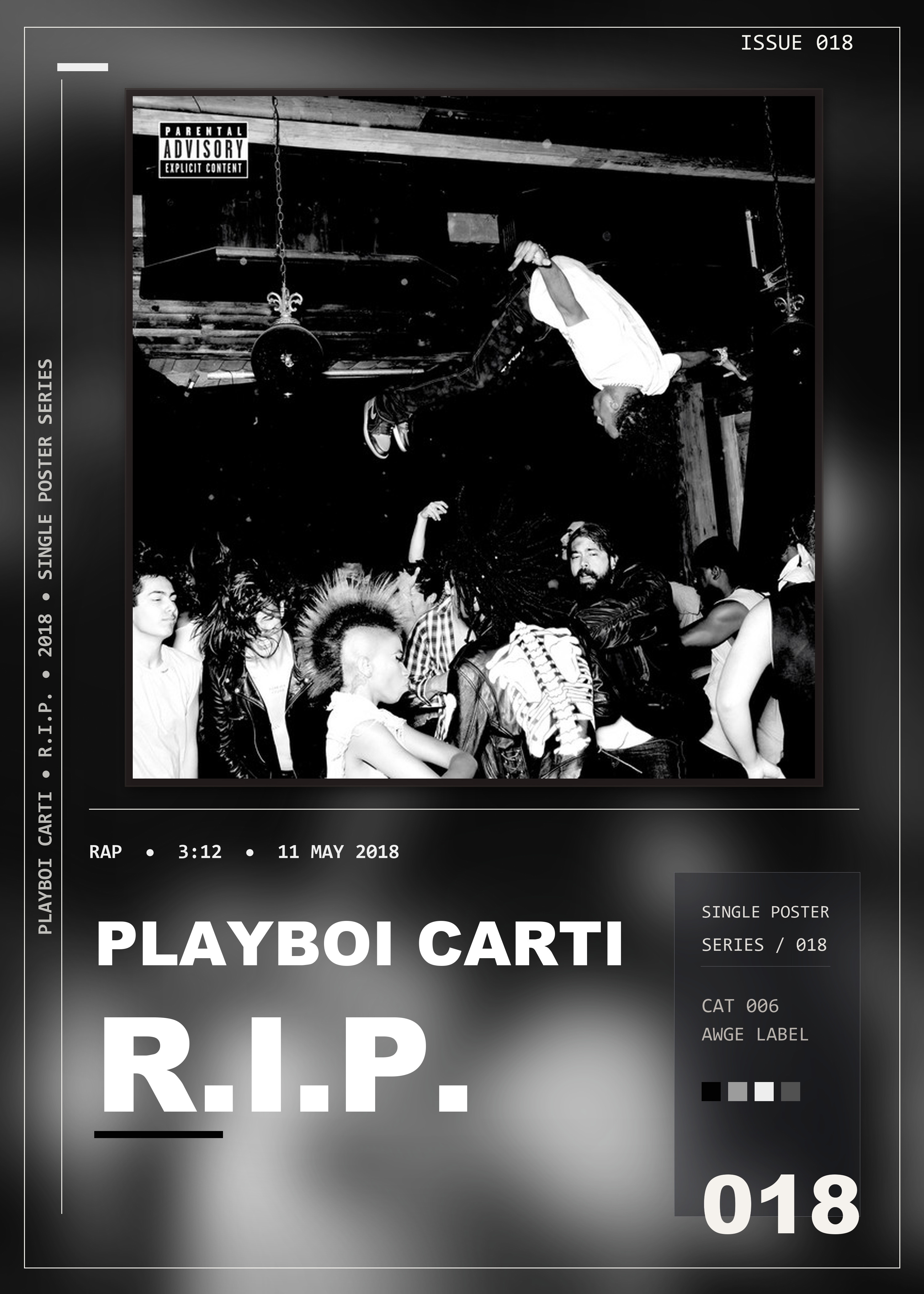 Music poster: Playboi Carti - RIP