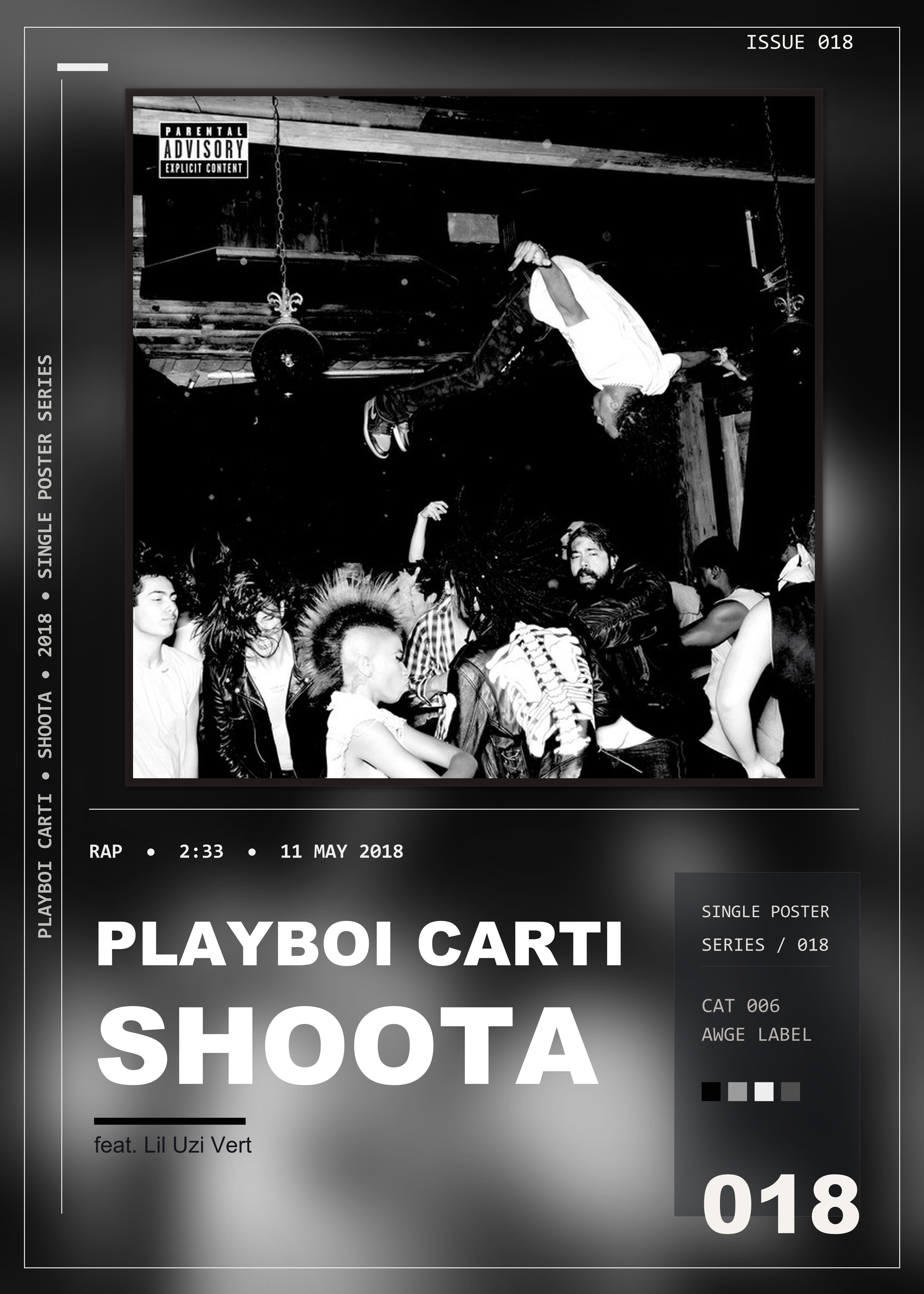 Music poster: Playboi Carti - Shoota feat Lil Uzi Vert