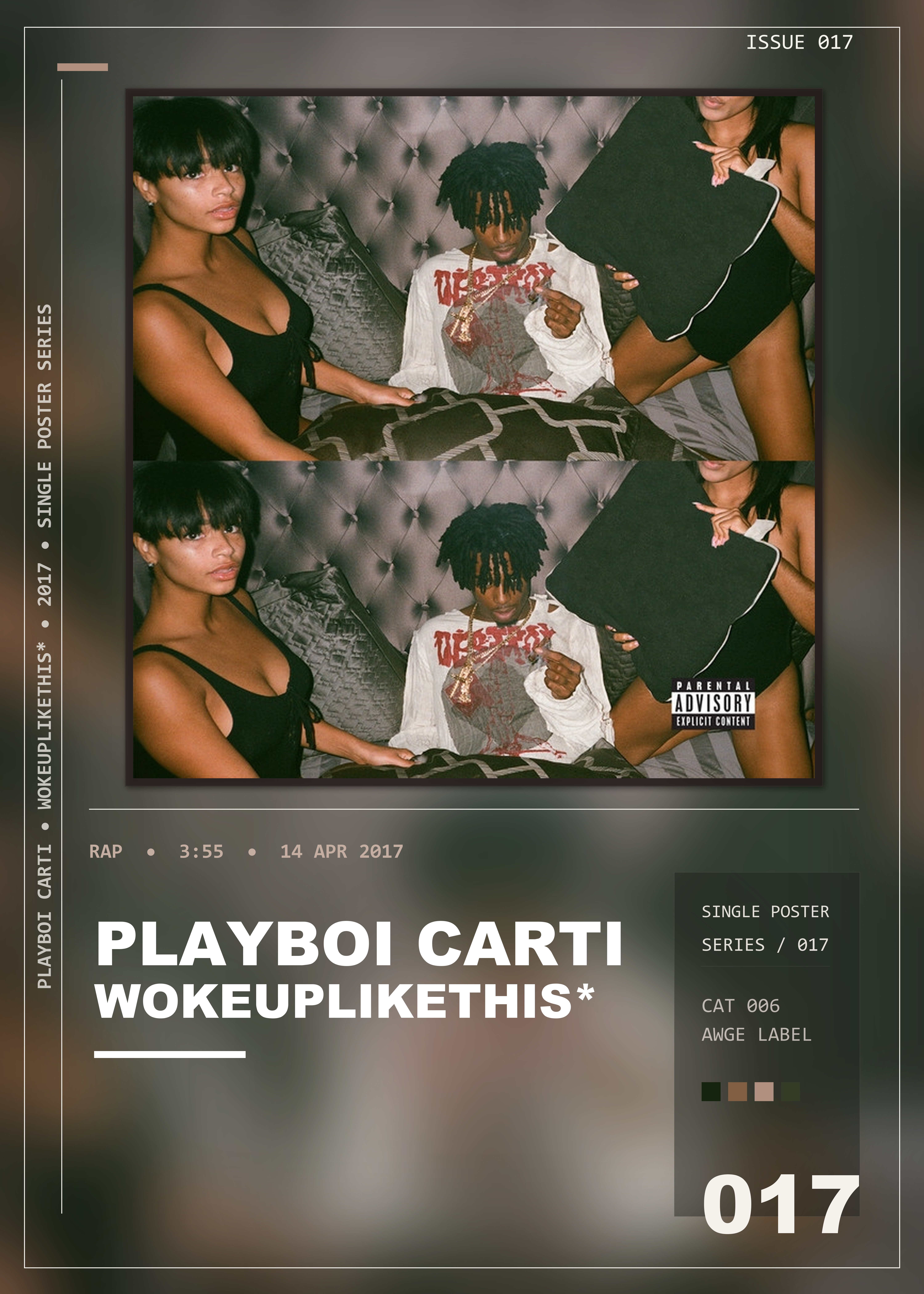 Music poster: Playboi Carti - wokeuplikethis
