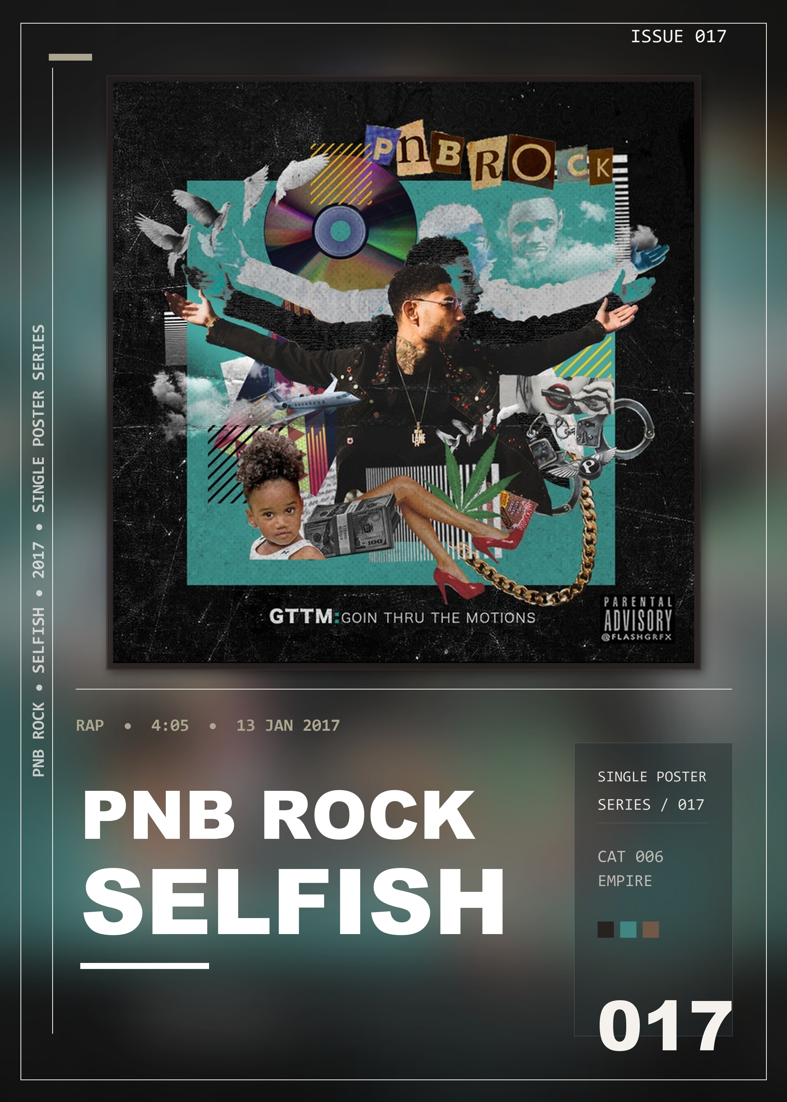 Music poster: PnB Rock - Selfish