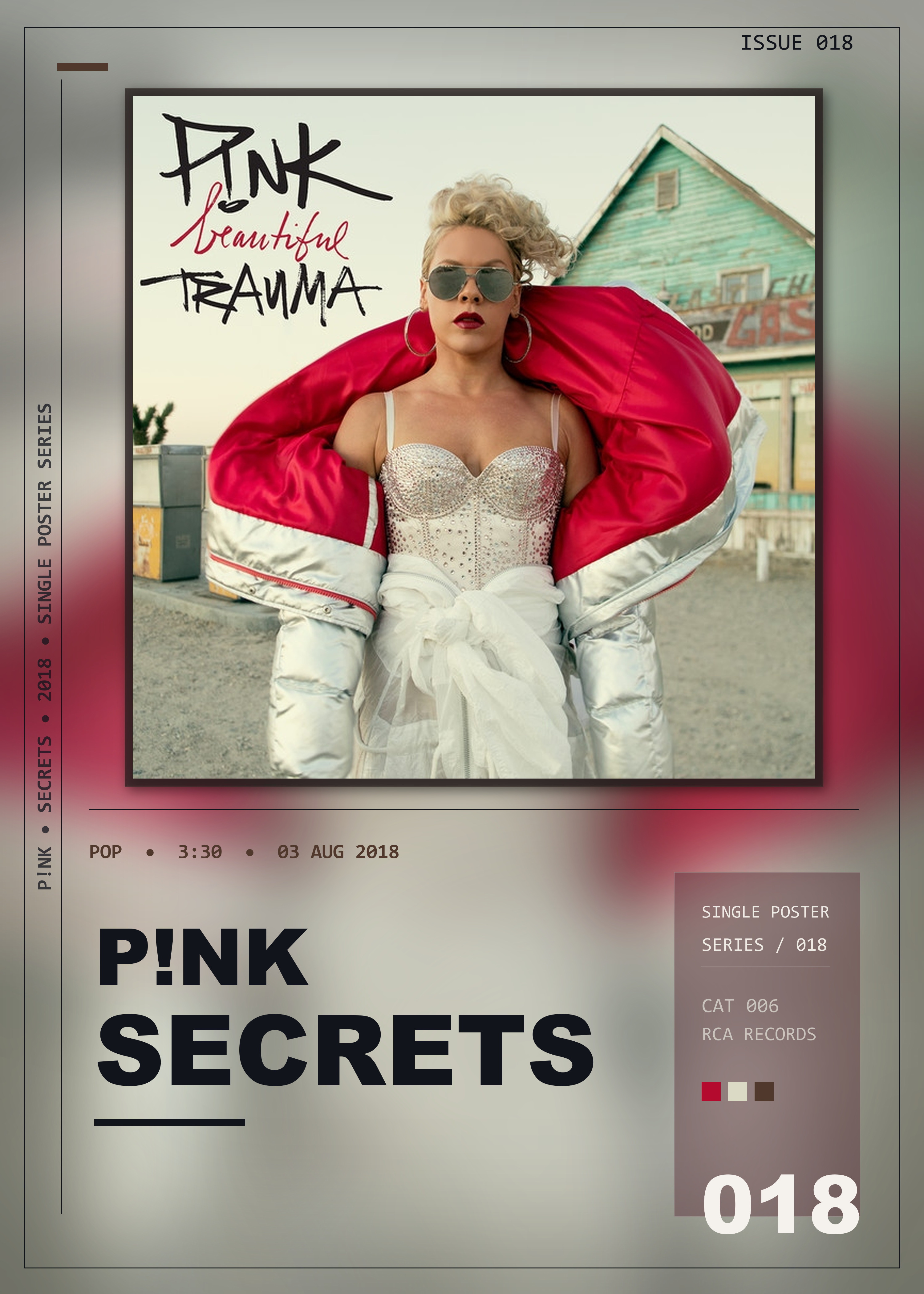 Music poster: Pnk - Secrets