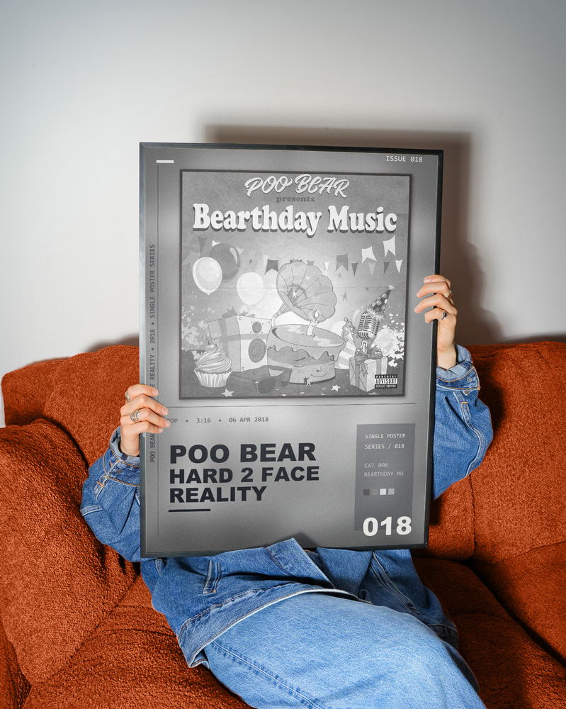 Music poster: Poo Bear - Hard 2 Face Reality