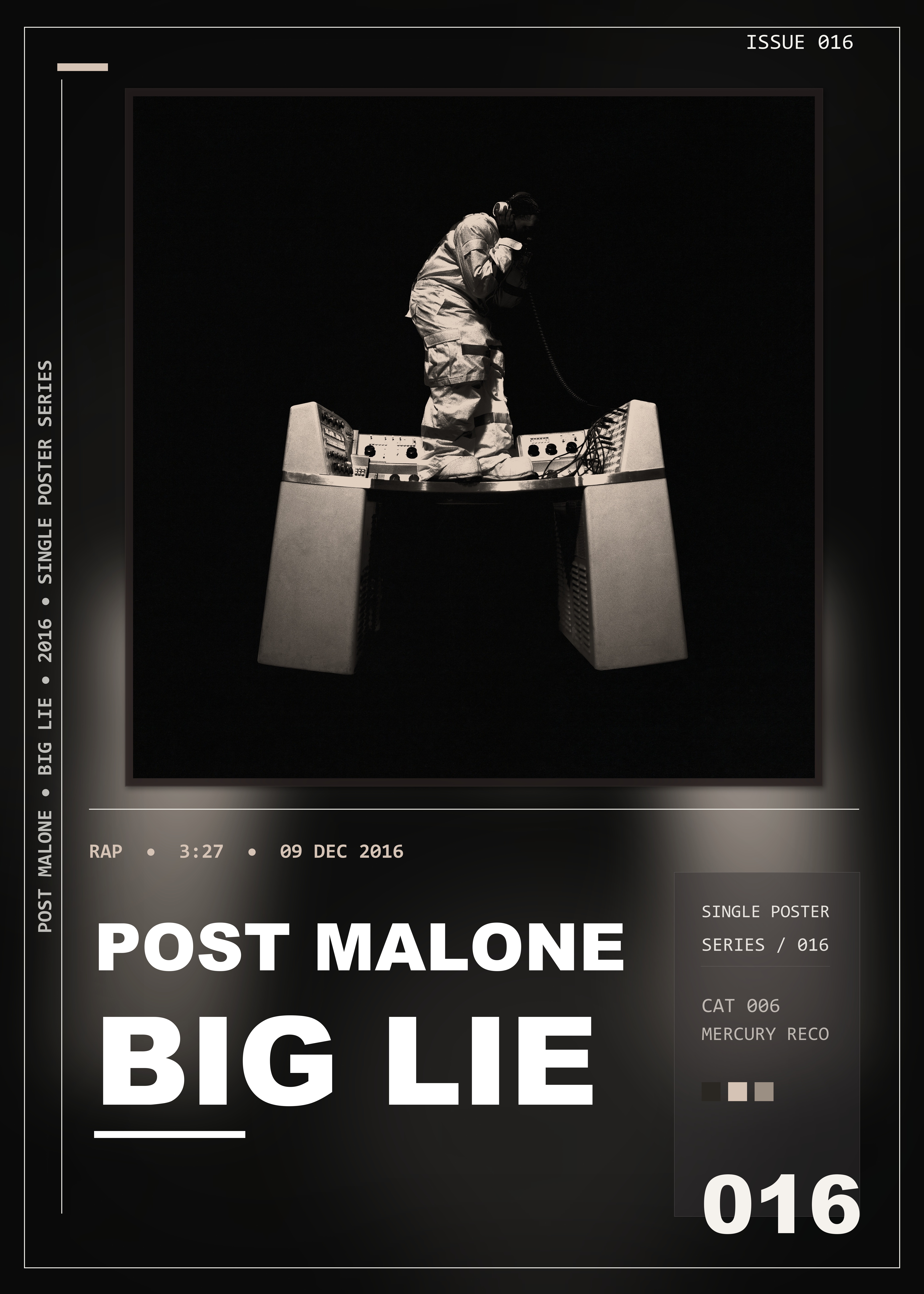 Music poster: Post Malone - Big Lie