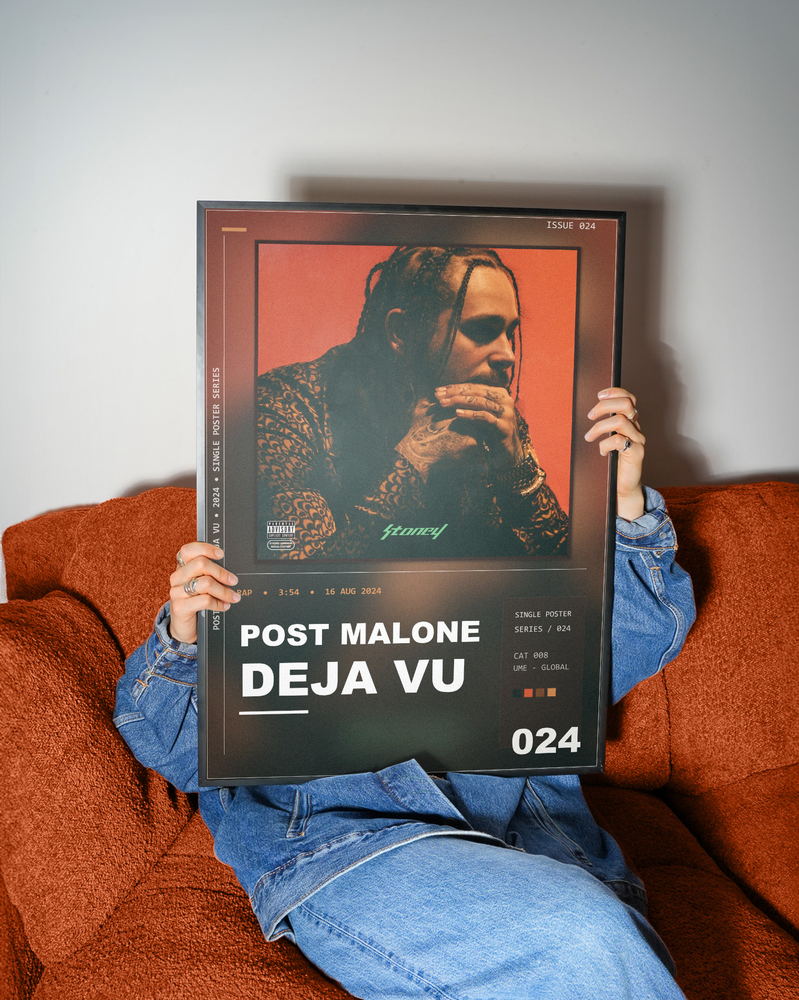 Music poster: Post Malone - Deja Vu