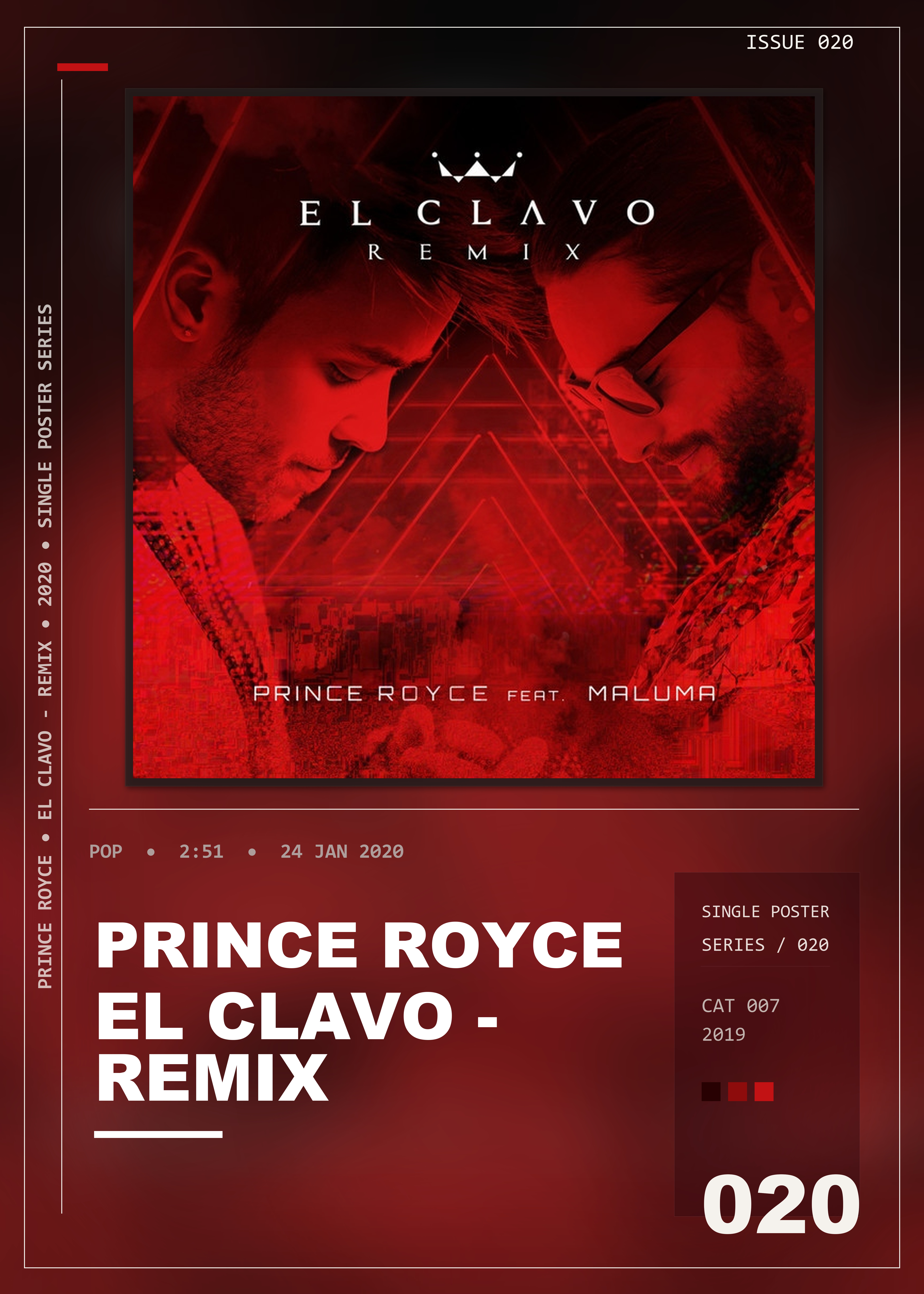Music poster: Prince Royce - El Clavo - Remix