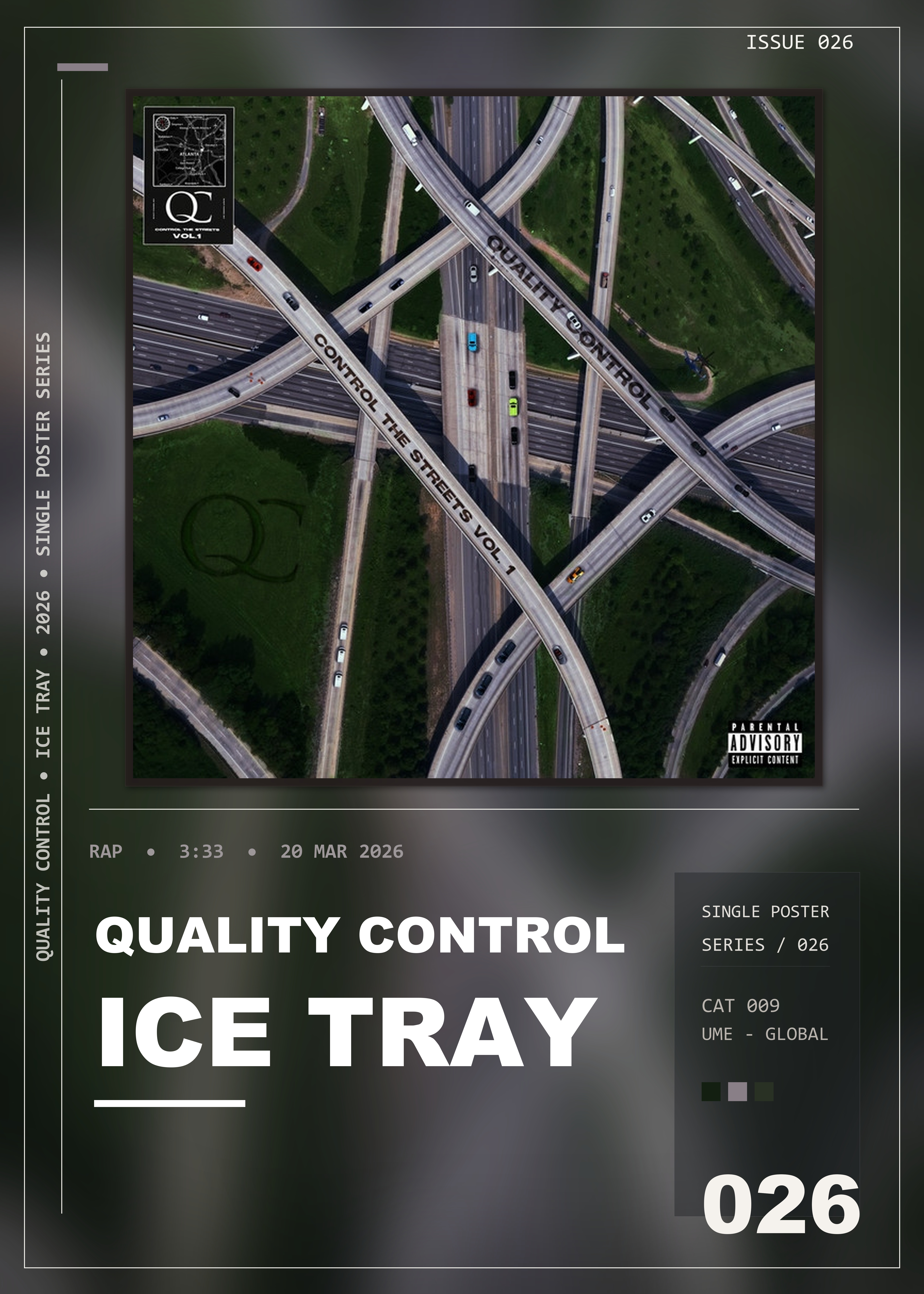 Music poster: Quality Control - Ice Tray