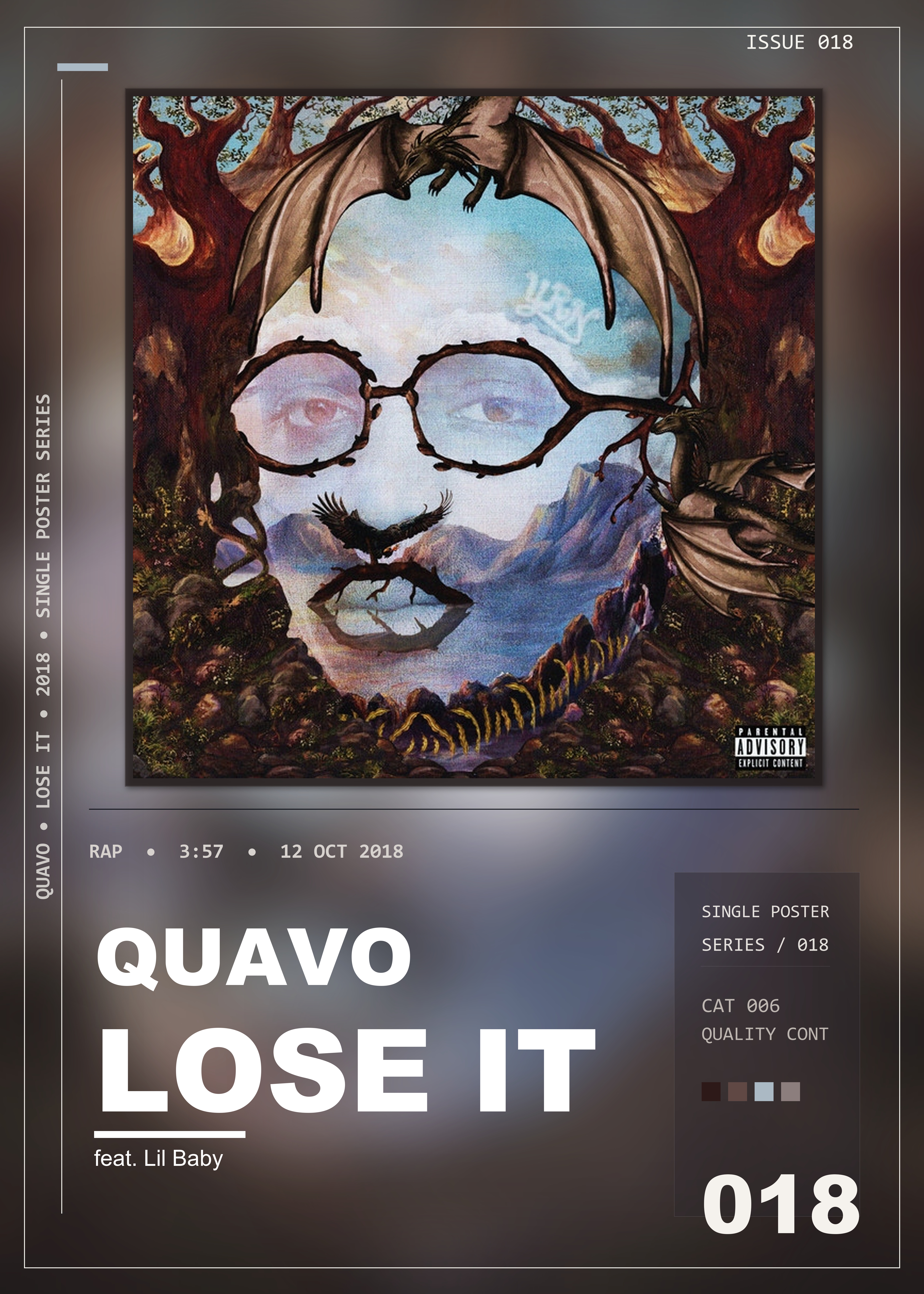 Music poster: Quavo - LOSE IT feat Lil Baby