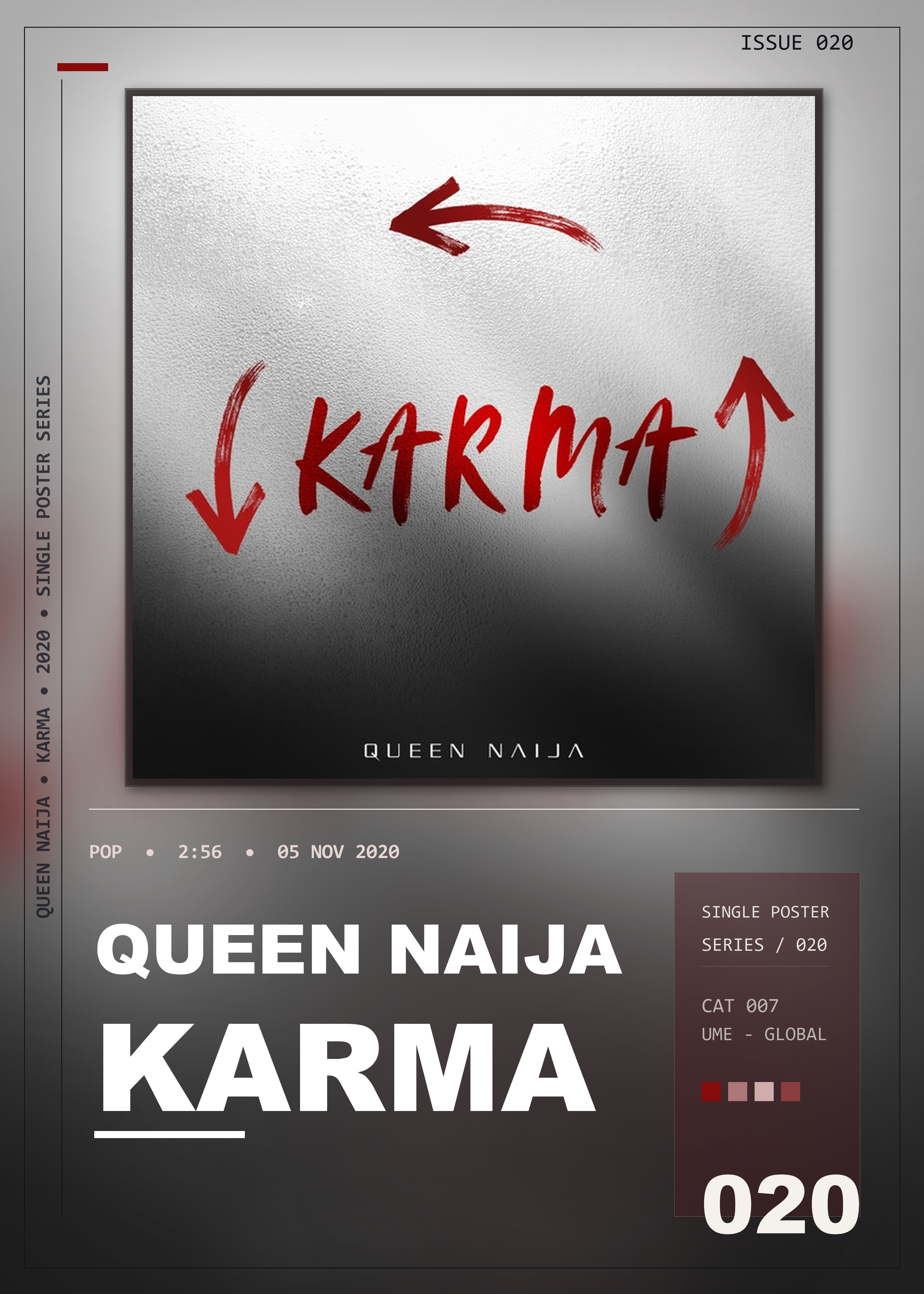 Music poster: Queen Naija - Karma