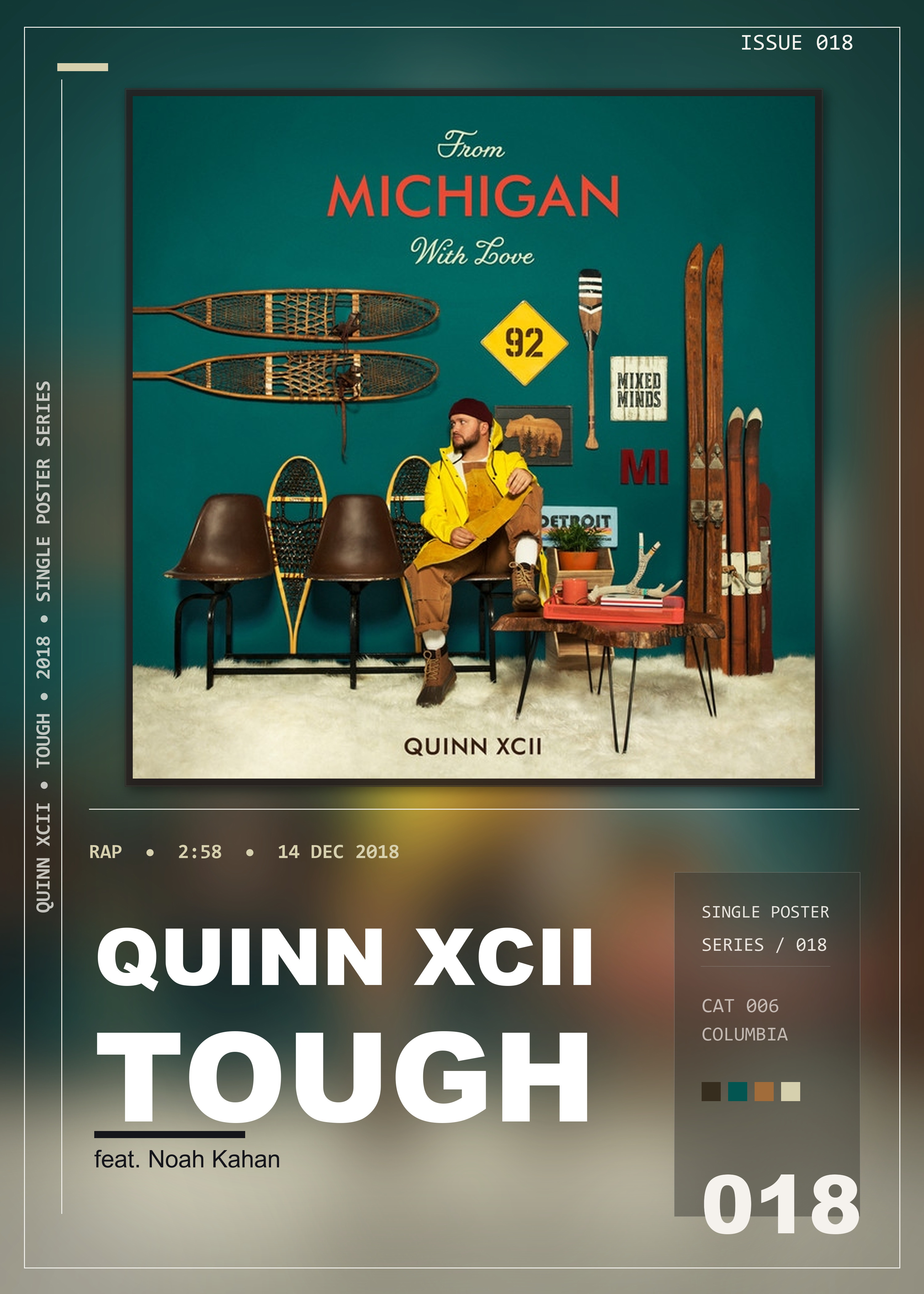 Music poster: Quinn XCII - Tough feat Noah Kahan